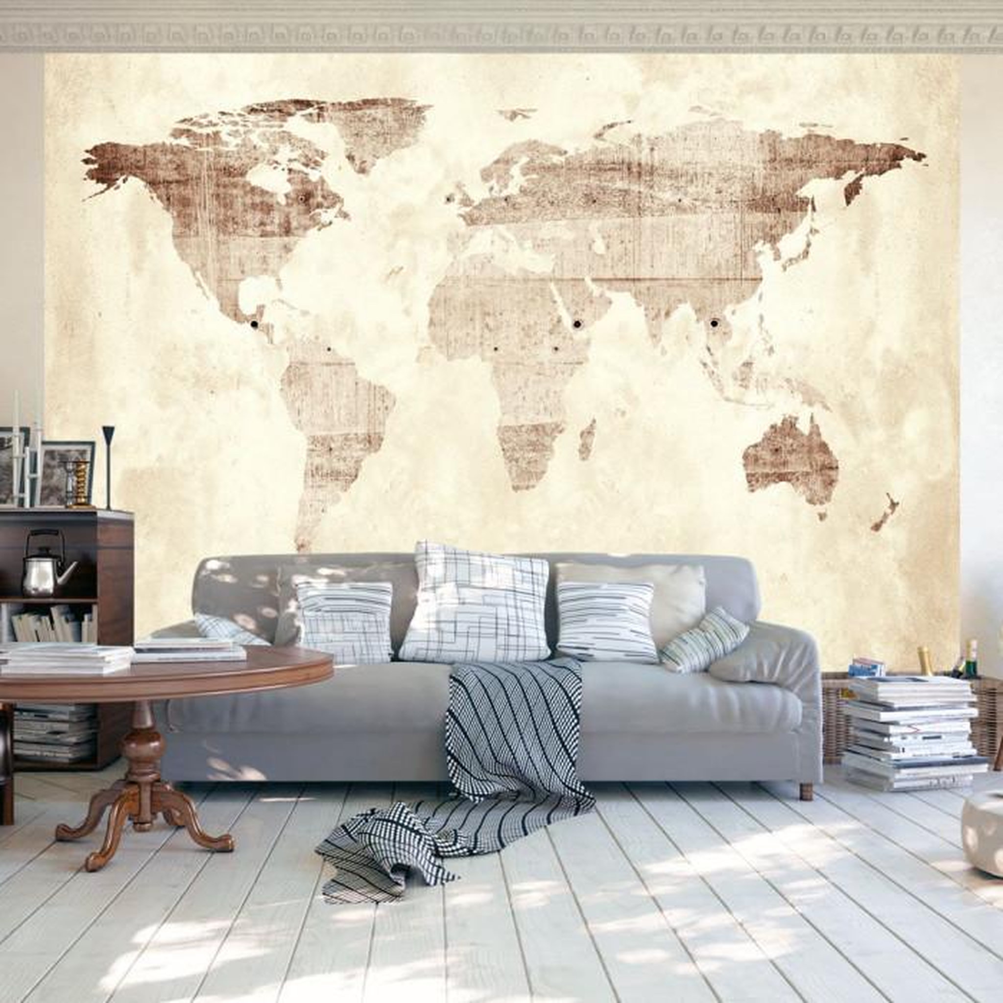 Paris Prix Papier Peint  Precious Map. Coloris disponibles : Multicolore