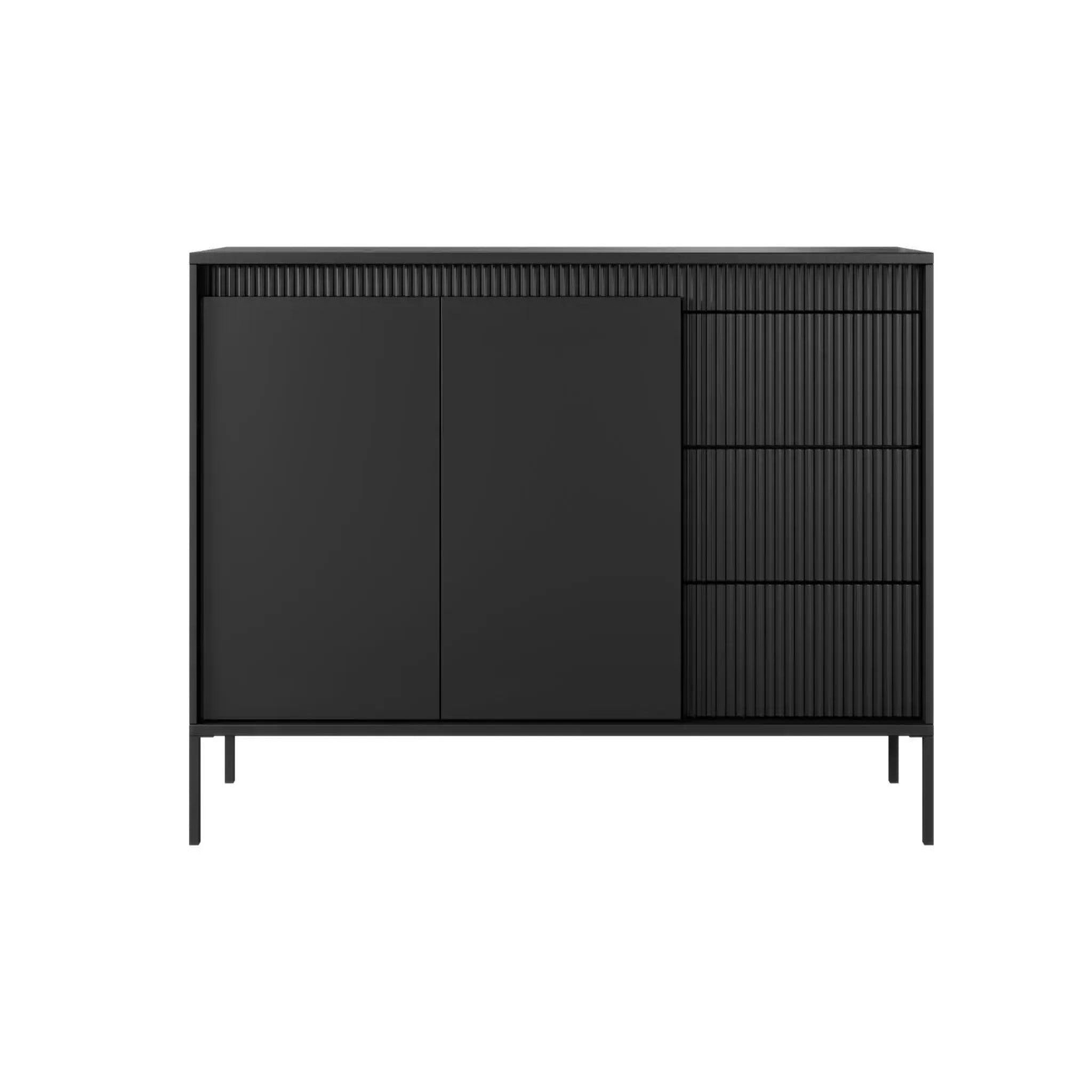 Voir la diapositive 1 : CASANOVA PARIS Alina - buffet 153cmpieds en métal