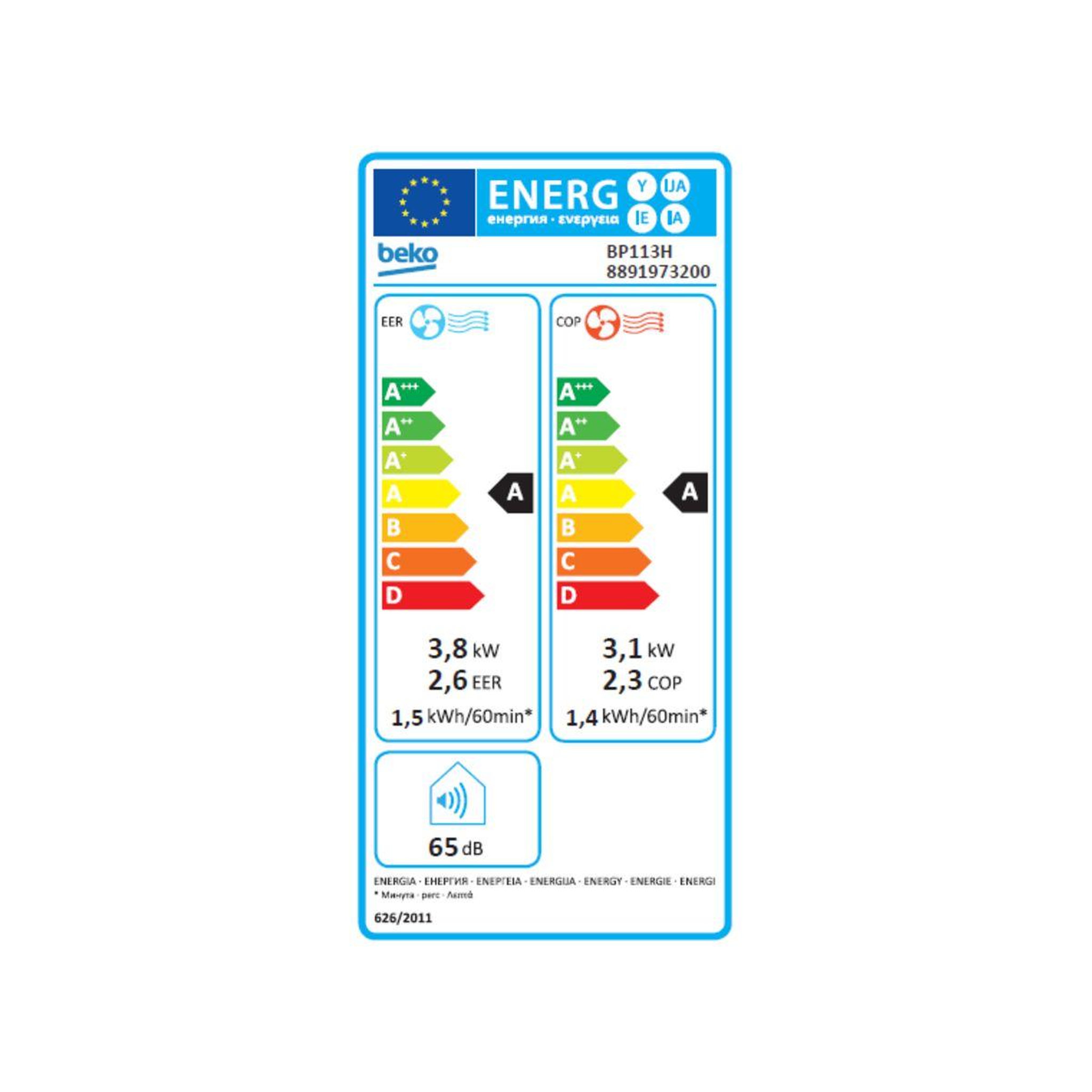 Voir la diapositive 6 : Beko Clim réversible BP113H
