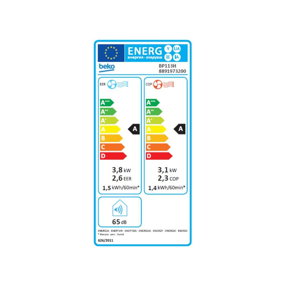 Beko Clim réversible BP113H