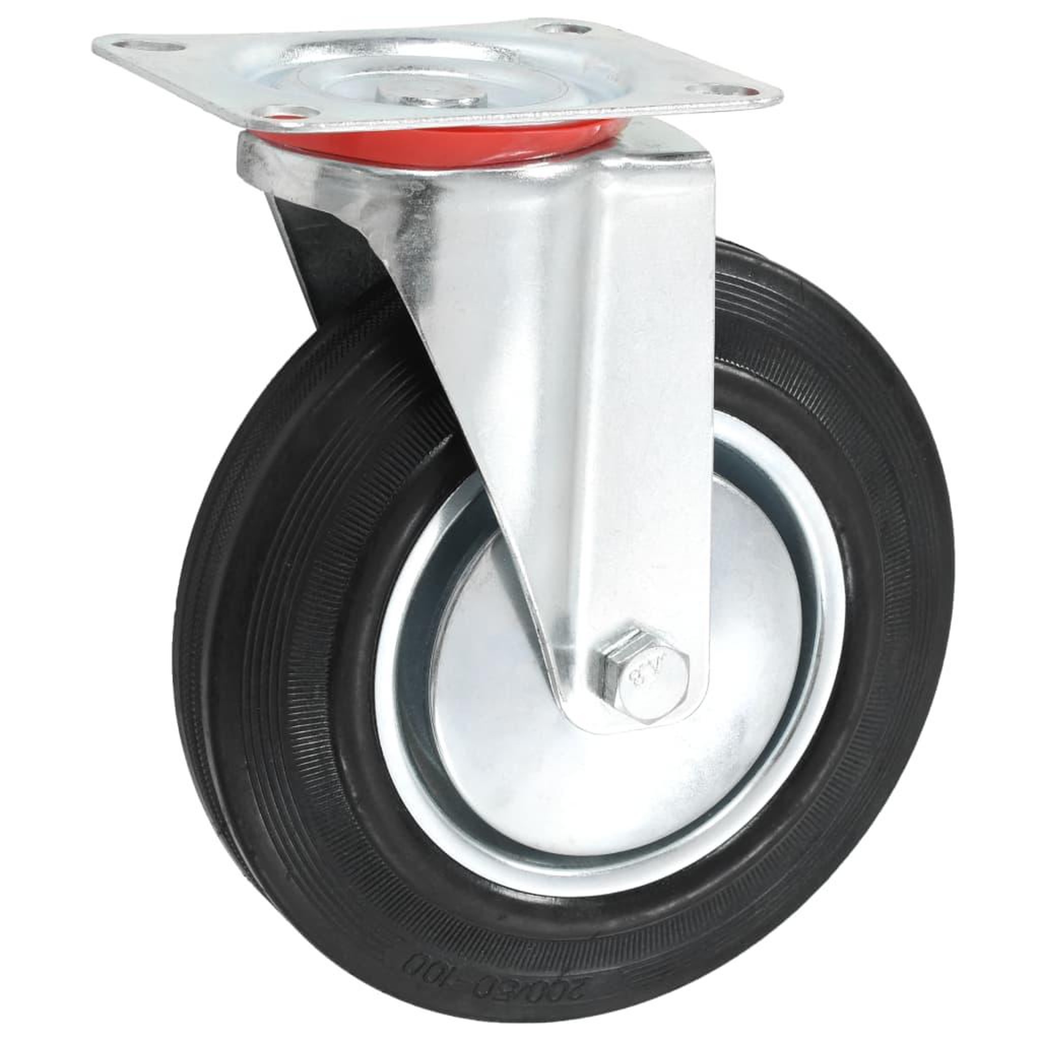 Voir la diapositive 3 : VIDAXL 12 pcs Roulettes pivotantes 200 mm