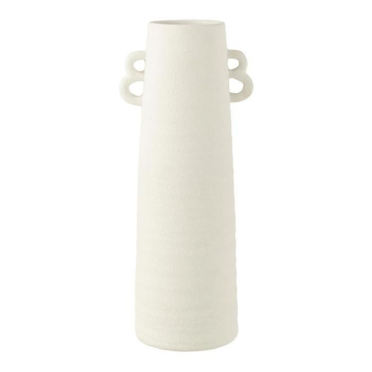 Paris Prix Vase Conique avec Anses  Russel  55cm Blanc