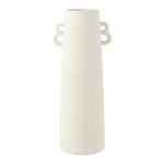 Paris Prix Vase Conique avec Anses  Russel  55cm Blanc