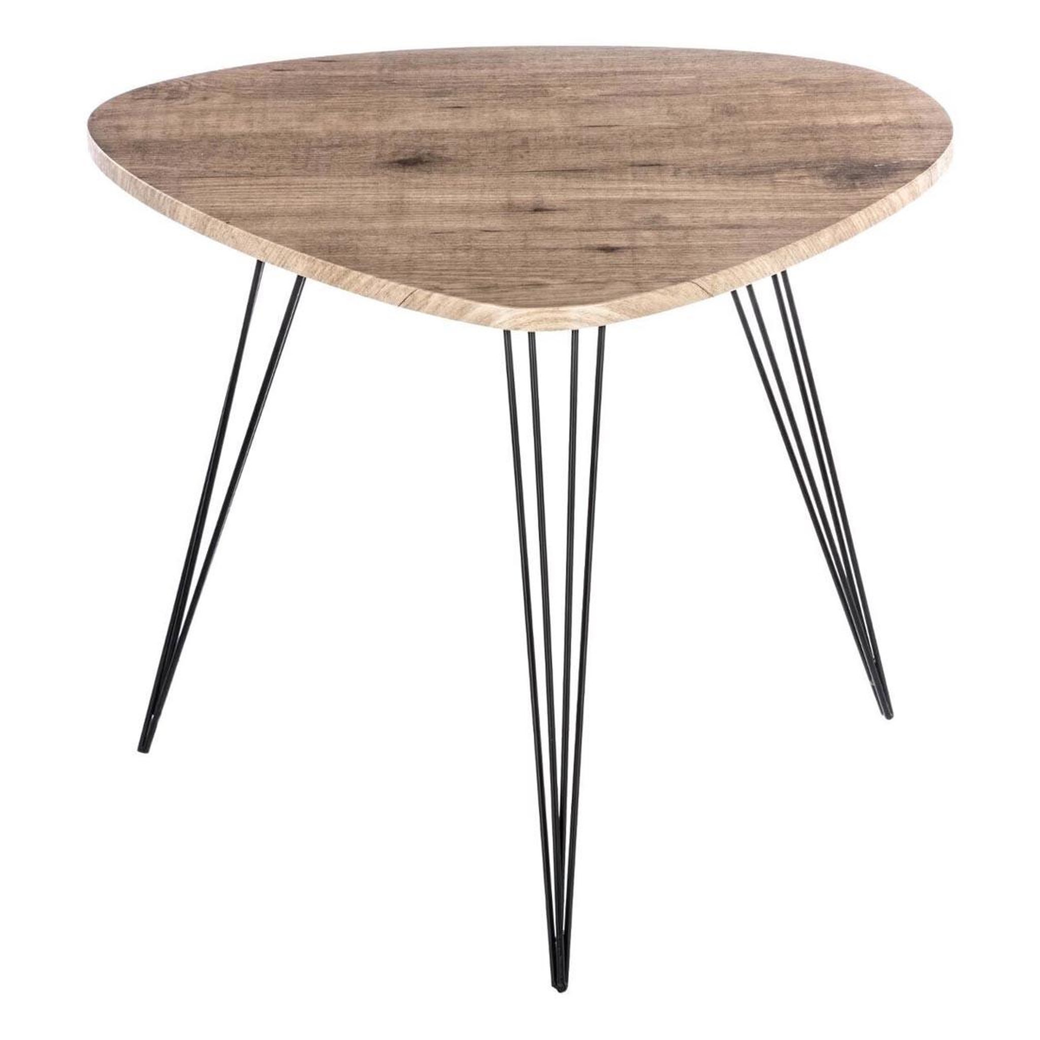 ATMOSPHERA Table d'Appoint Industriel  Neile  69cm Marron