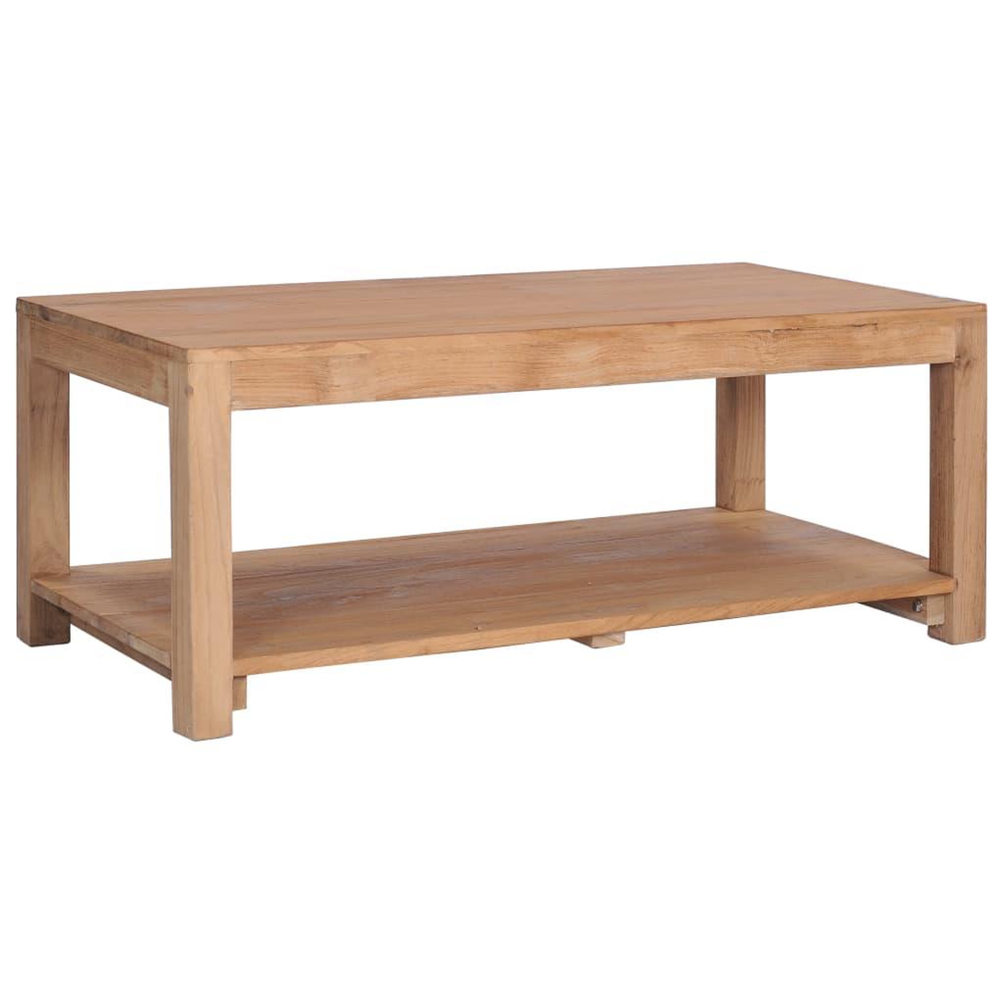 Voir la diapositive 1 : VIDAXL Table basse 100x50x40 cm bois de teck massif