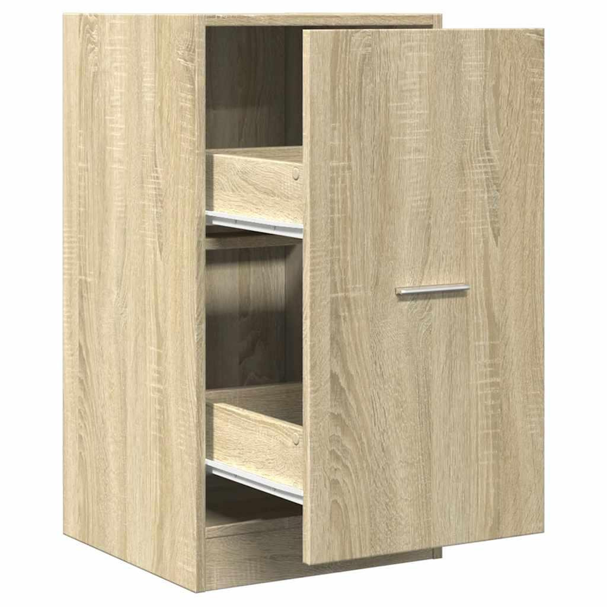 Voir la diapositive 2 : VIDAXL Armoire d'apothicaire chene sonoma 40x41x77,5cm bois ingenierie