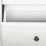 Voir la diapositive 4 : ATMOSPHERA Console design bois Solen - L. 110 x H. 85 cm - Blanc
