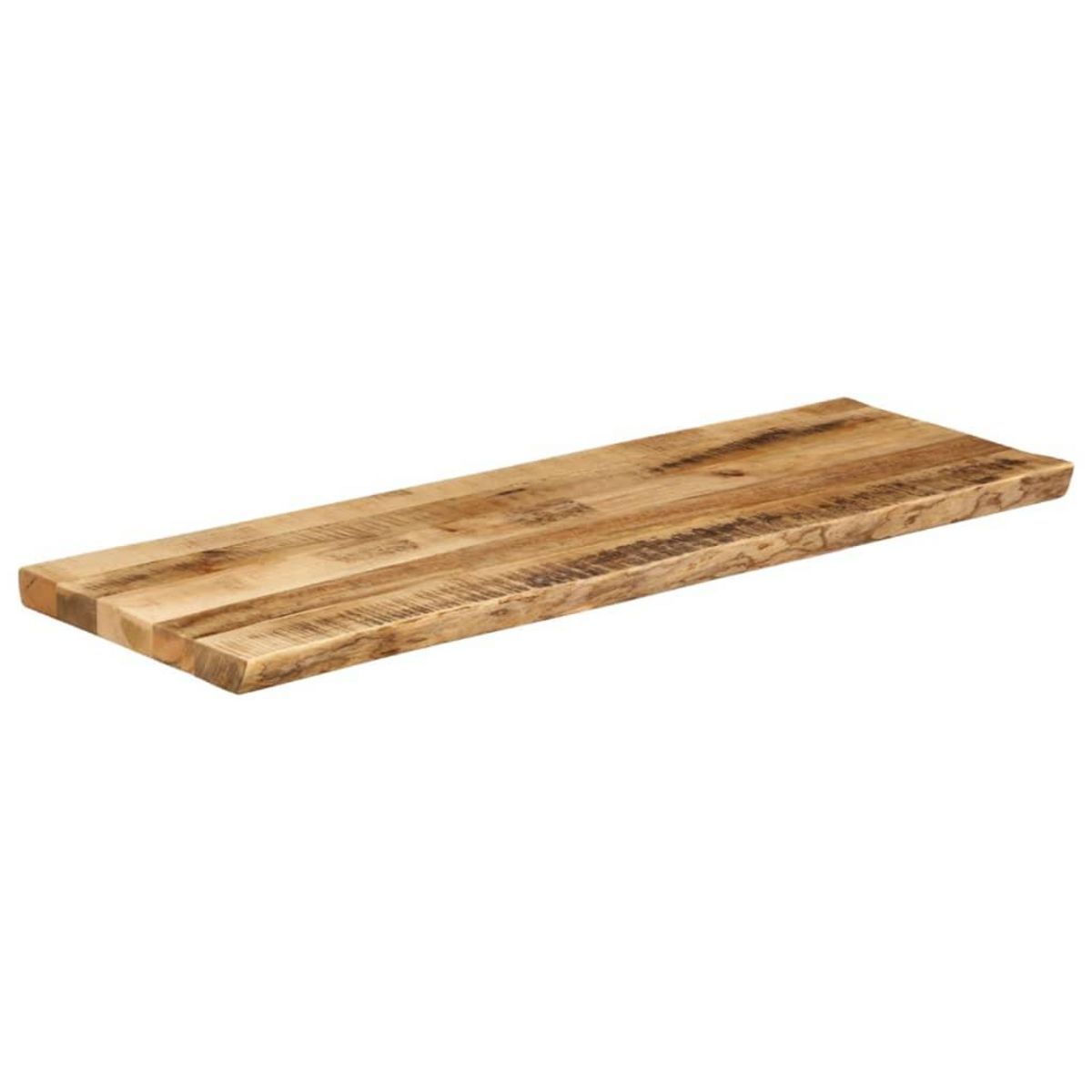 VIDAXL Dessus de table bord vivant 120x40x2,5 cm bois de manguier brut