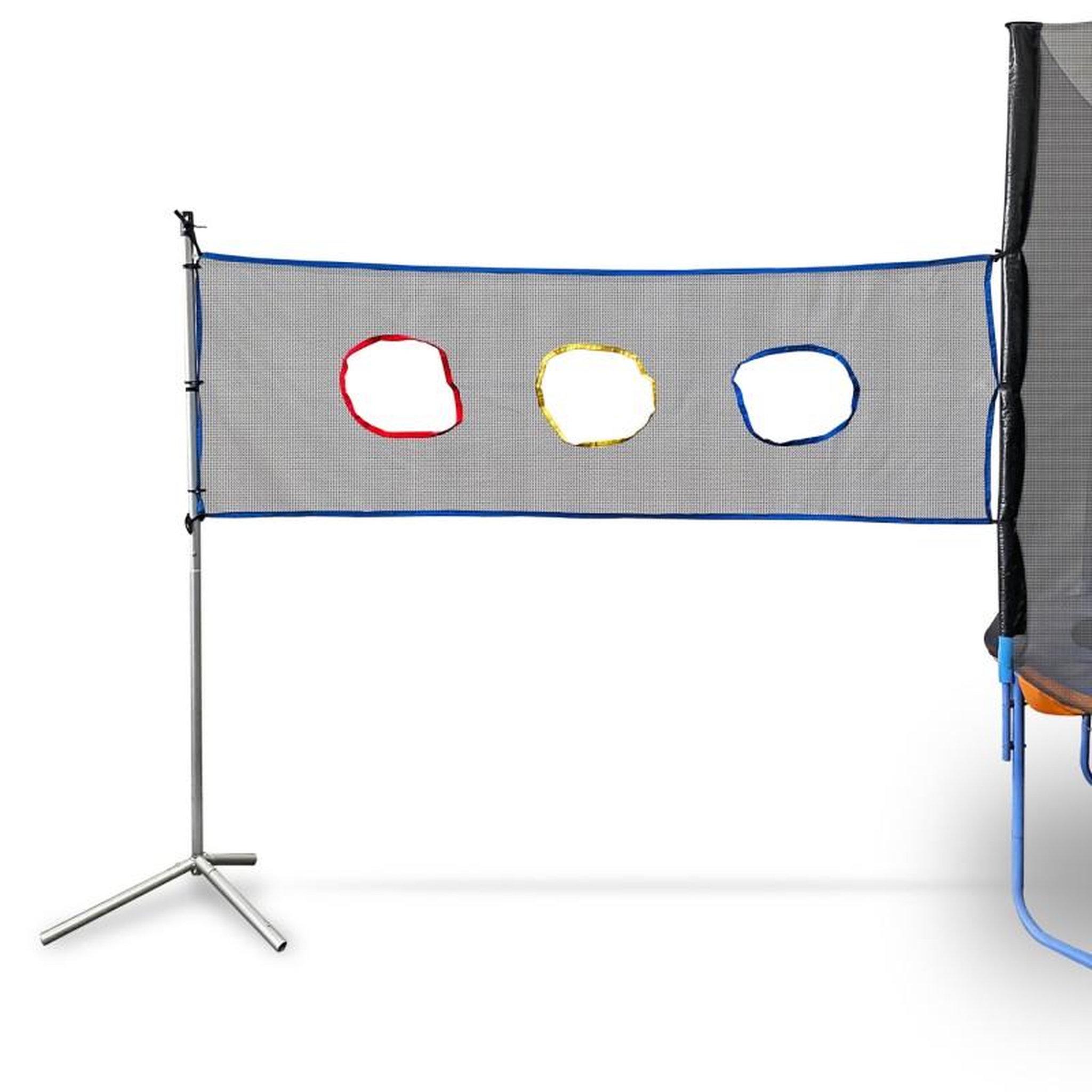 JUMP4FUN Filet Multi-Jeux Universel - Compatible avec Tous Trampolines -76x250 cm