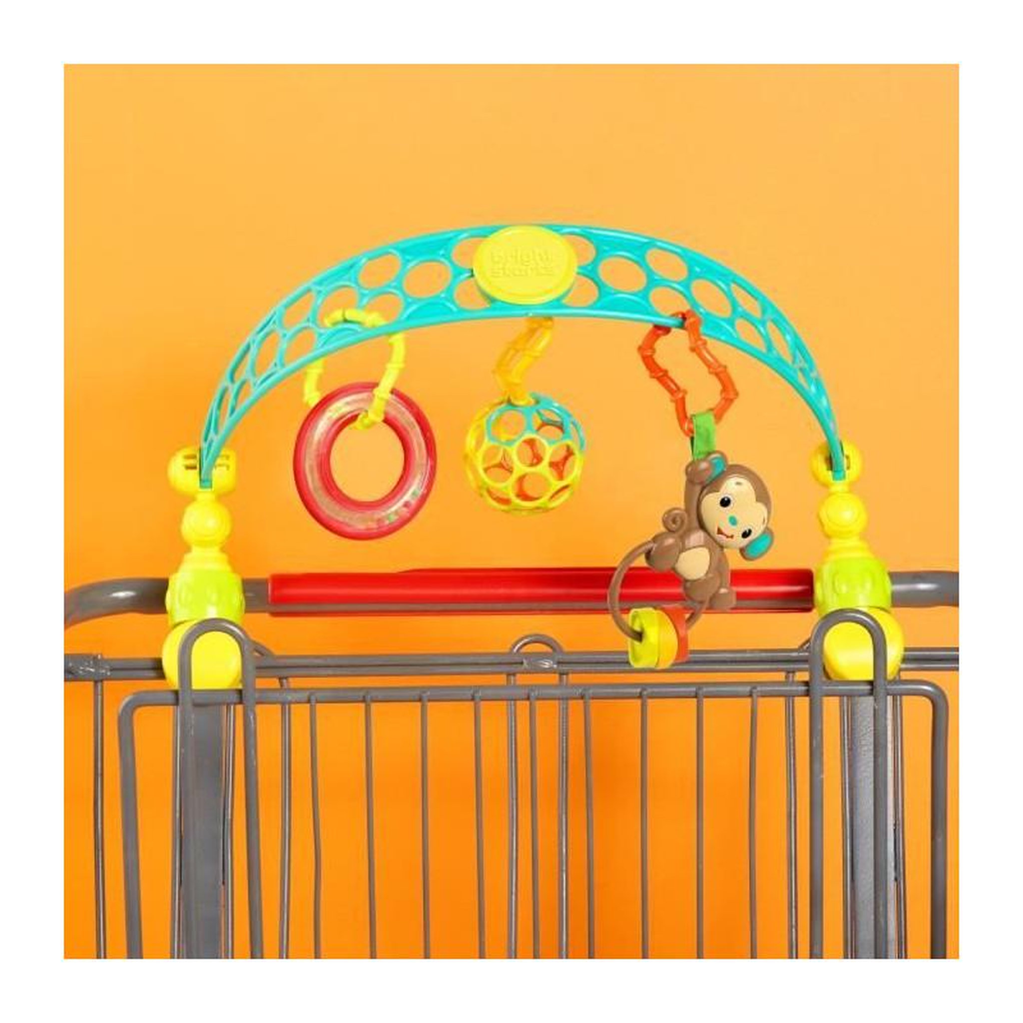 Voir la diapositive 4 : Bright Starts Arche de jeux poussette bébé BRIGHT STARTS Oball 0 mois+