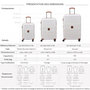 Voir la diapositive 2 : Delsey Lot 3 valises rigides Flanerie Se dont 1 cabine Polycarbonate TSA