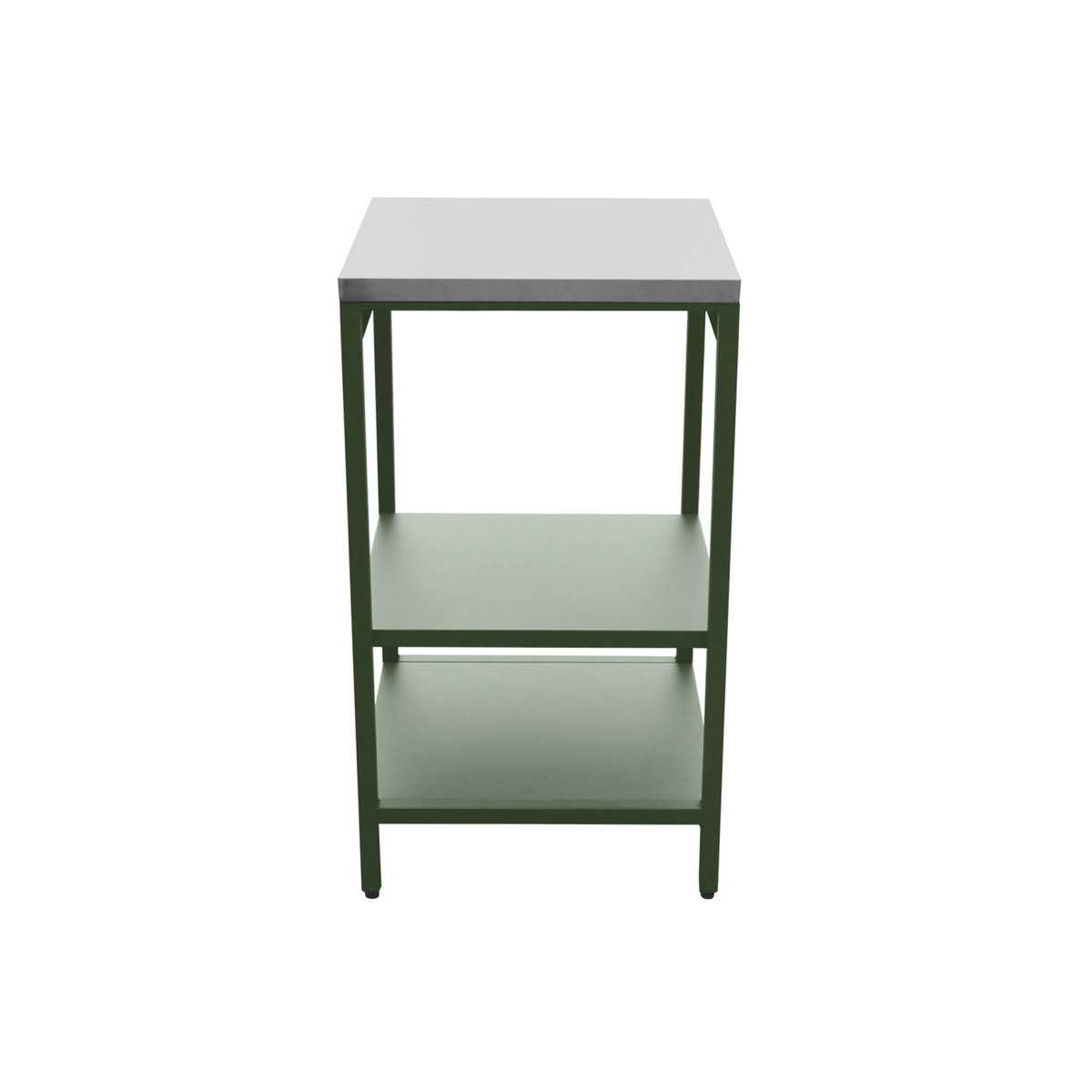 SWEEEK Cuisine extérieure acier 2 étagères L49cm