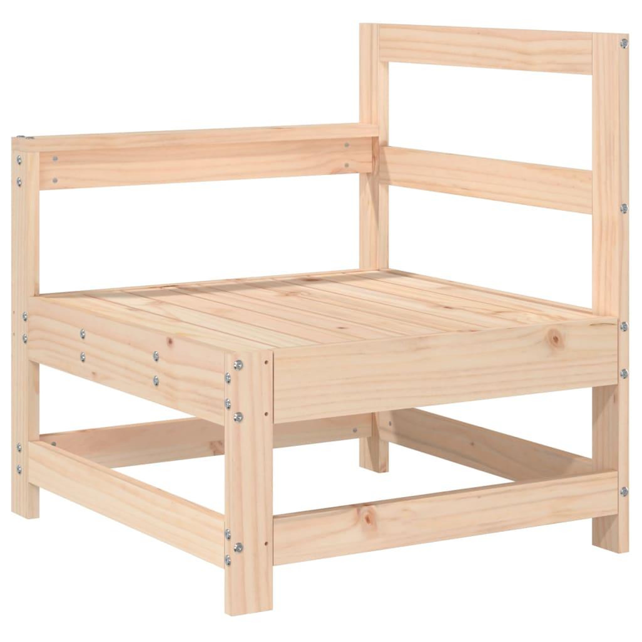 Voir la diapositive 4 : VIDAXL Salon de jardin 5 pcs bois massif de pin