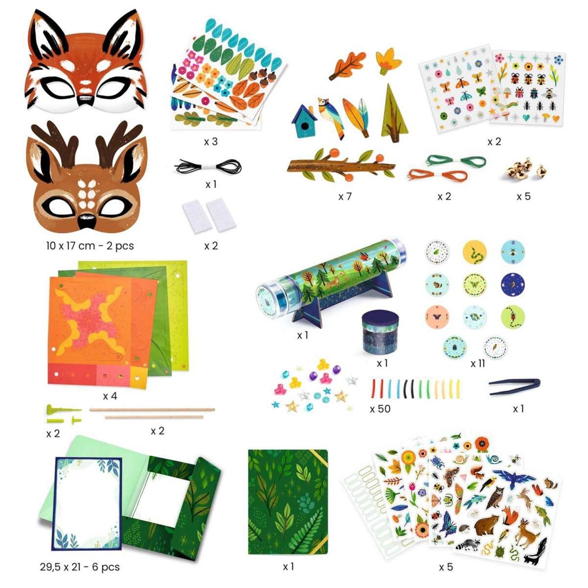 Voir la diapositive 3 : Djeco Coffret 5 activités Nature Do it Yourself