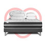 Voir la diapositive 6 : VITALIT Pack prêt à dormir VITALSPRING ZEN 200 x 200 cm sommier Kit gris