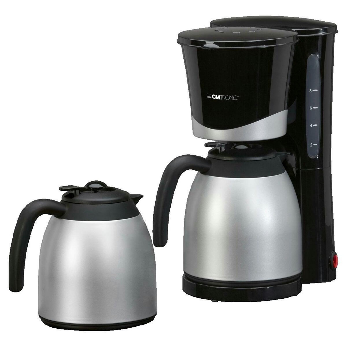 CLATRONIC Cafetière Clatronic KA 3328 avec carafes thermiques
