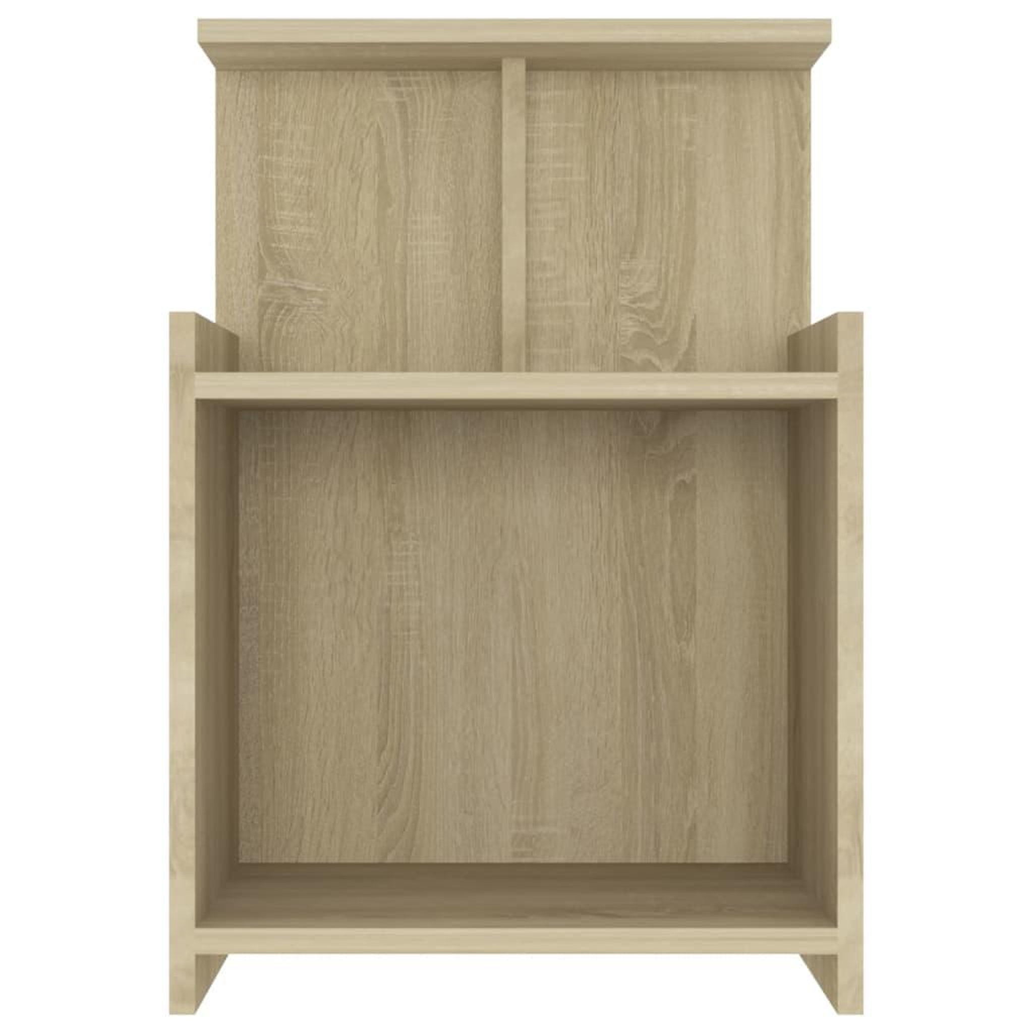 Voir la diapositive 3 : VIDAXL Table de chevet Chene sonoma 40x35x60 cm Agglomere