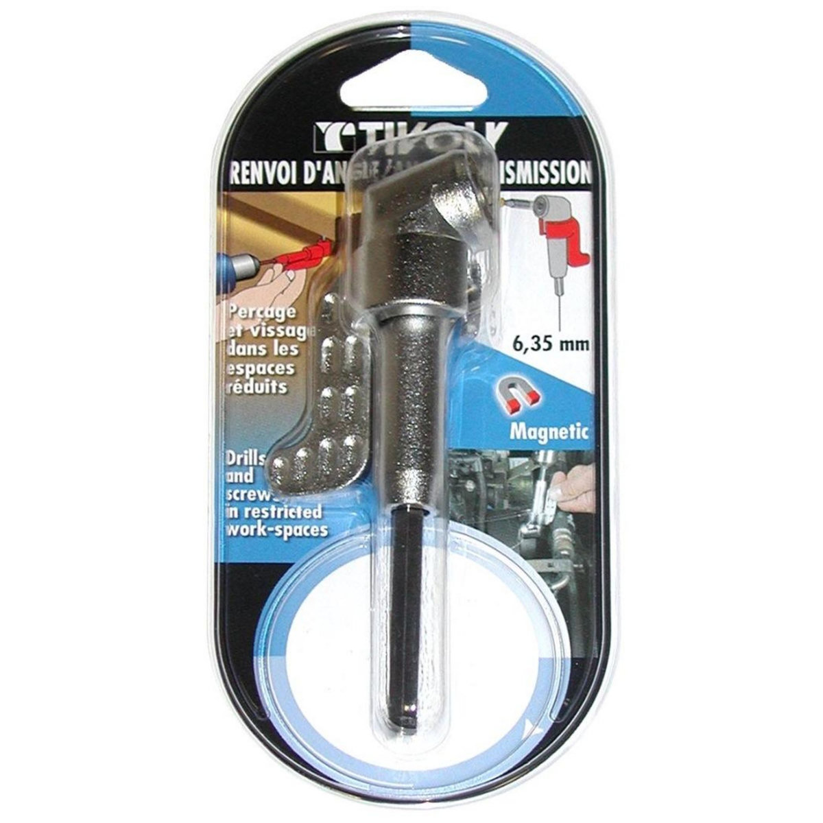 OUTIFRANCE Porte-embouts magnétique à renvoi d'angle 135 mm