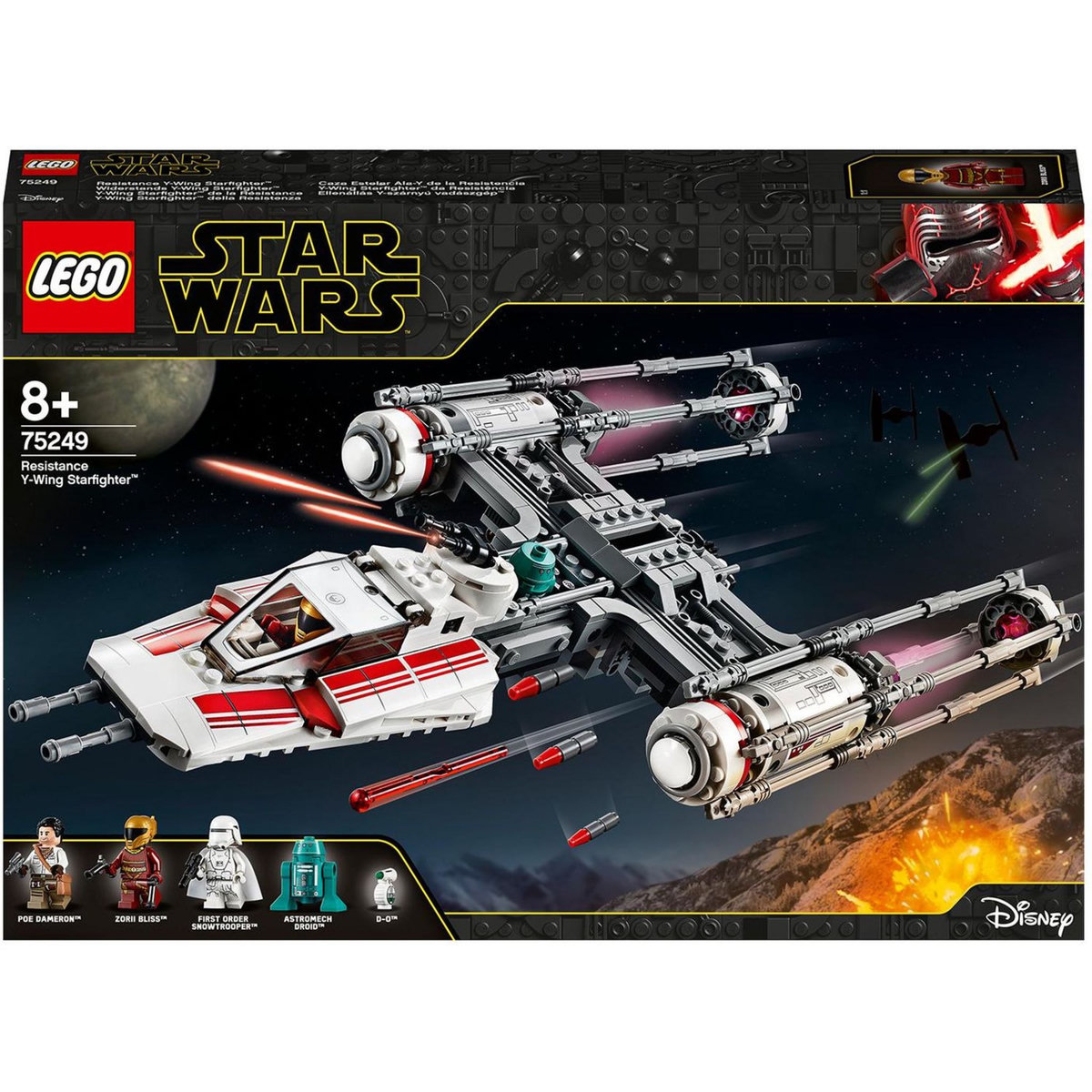 LEGO Star Wars 75249 - Y-Wing Starfighter de la Résistance