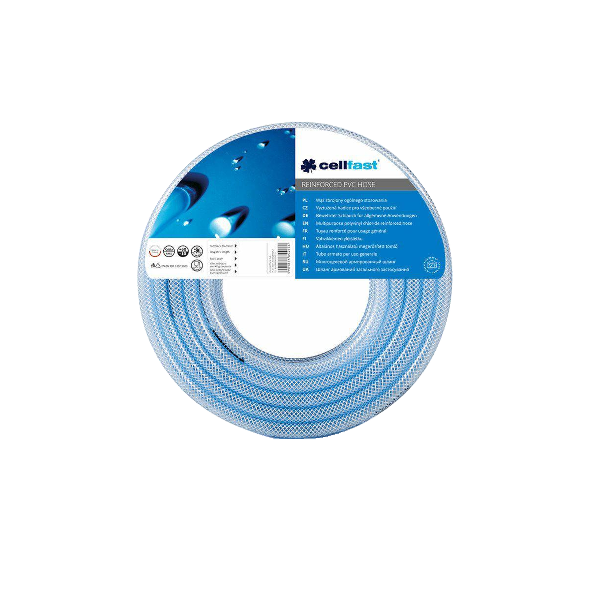 Cellfast Tuyau d'arrosage Cellfast 20-107 50 m transparent