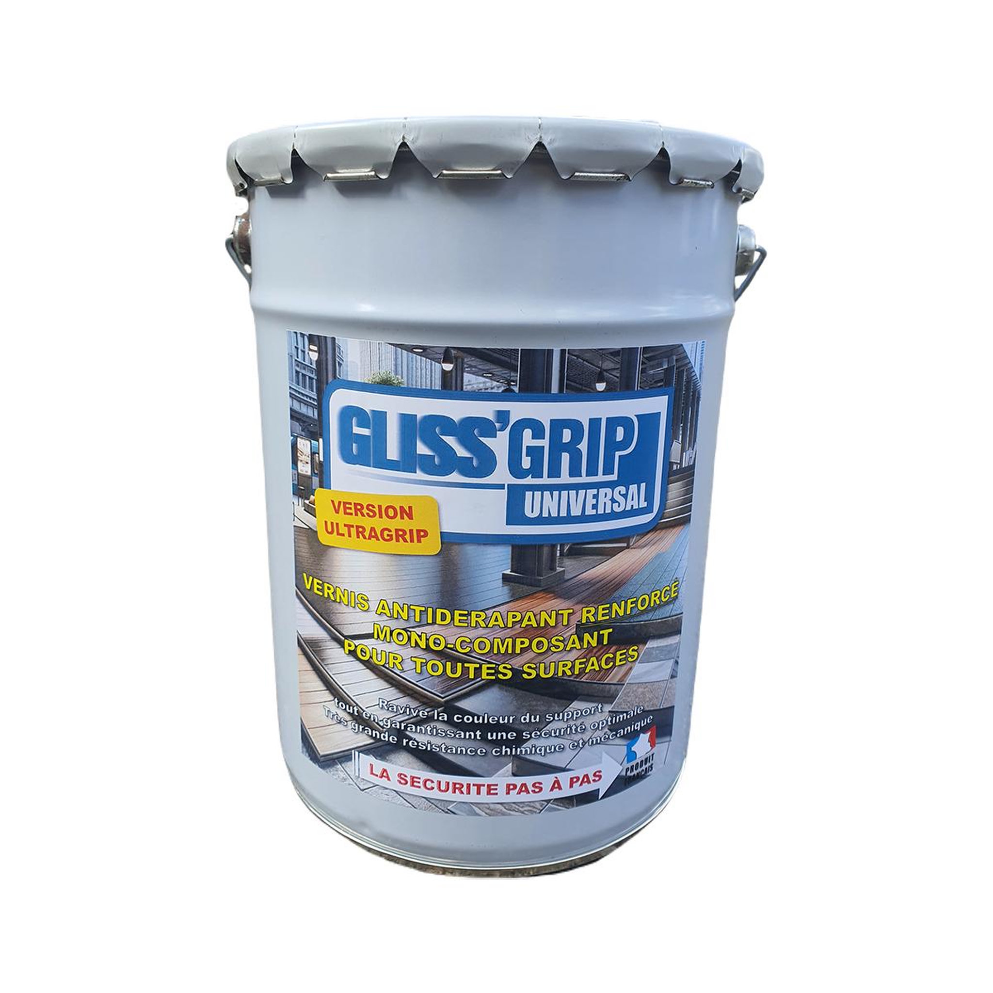 GLISS GRIP Vernis antidérapant léger mono-composant pour toutes les surfaces - k-gg-uni-ug-5kg