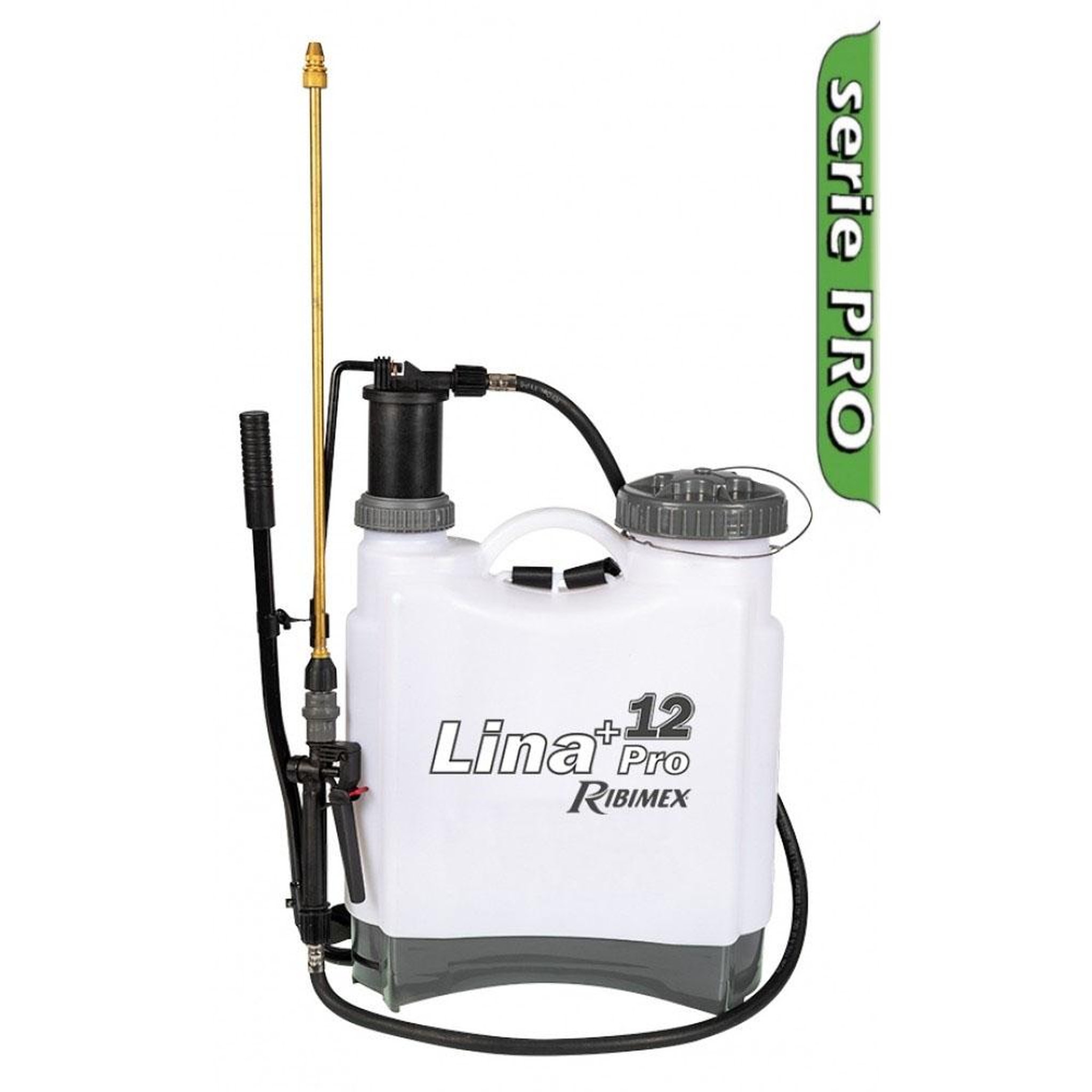 Ribimex Pulvérisateur à dos à pression entretenue 12l - prp123d+