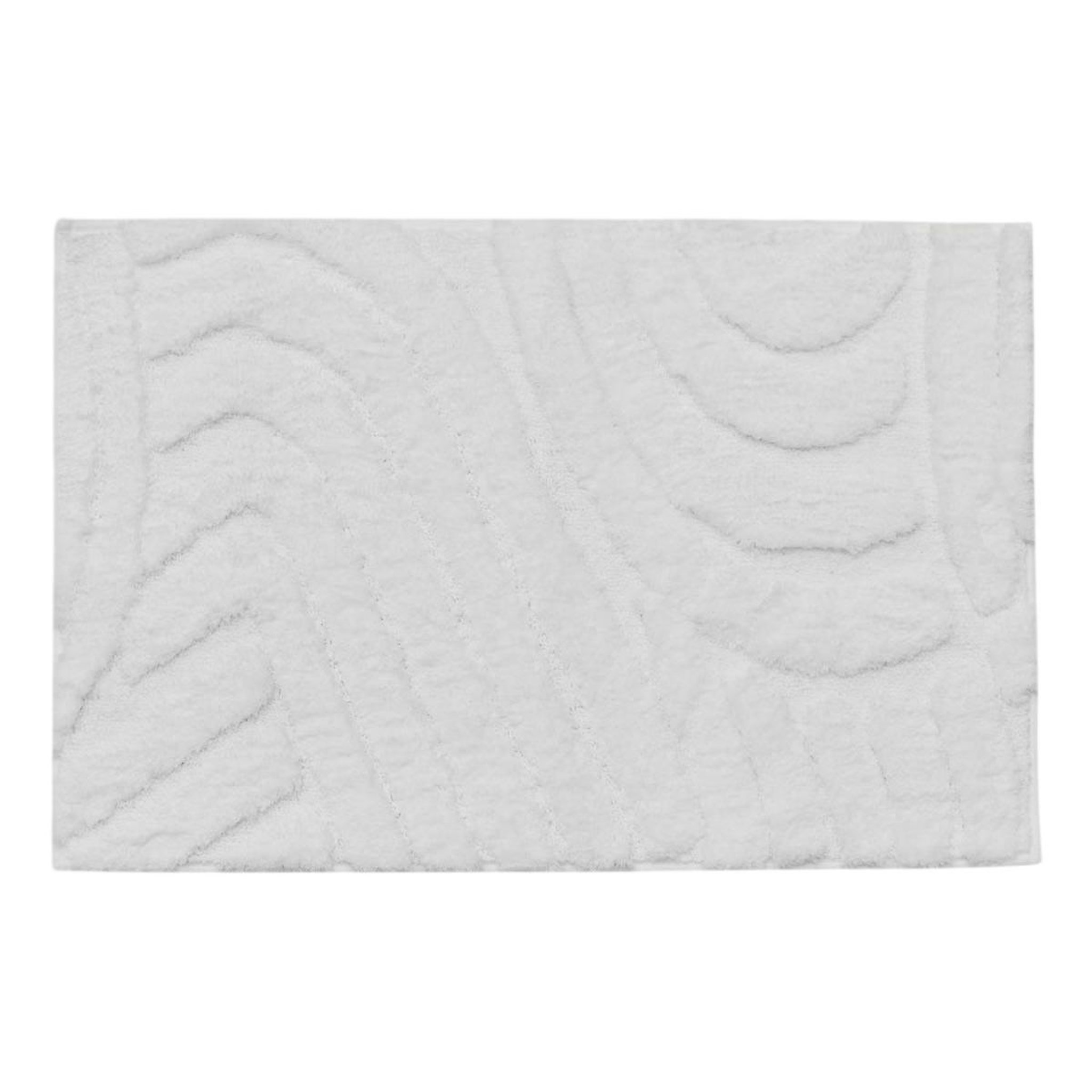 FIVE Tapis de bain design  cloudy  50x75cm blanc
