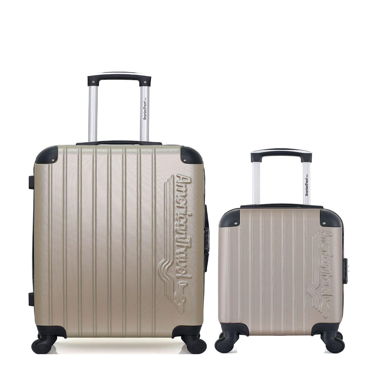 AMERICAN TRAVEL AMERICAN TRAVEL - LOT DE 2 - Valises weekend et cabine XXS BUDAPEST