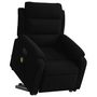 Voir la diapositive 3 : VIDAXL Fauteuil inclinable de massage electrique noir velours
