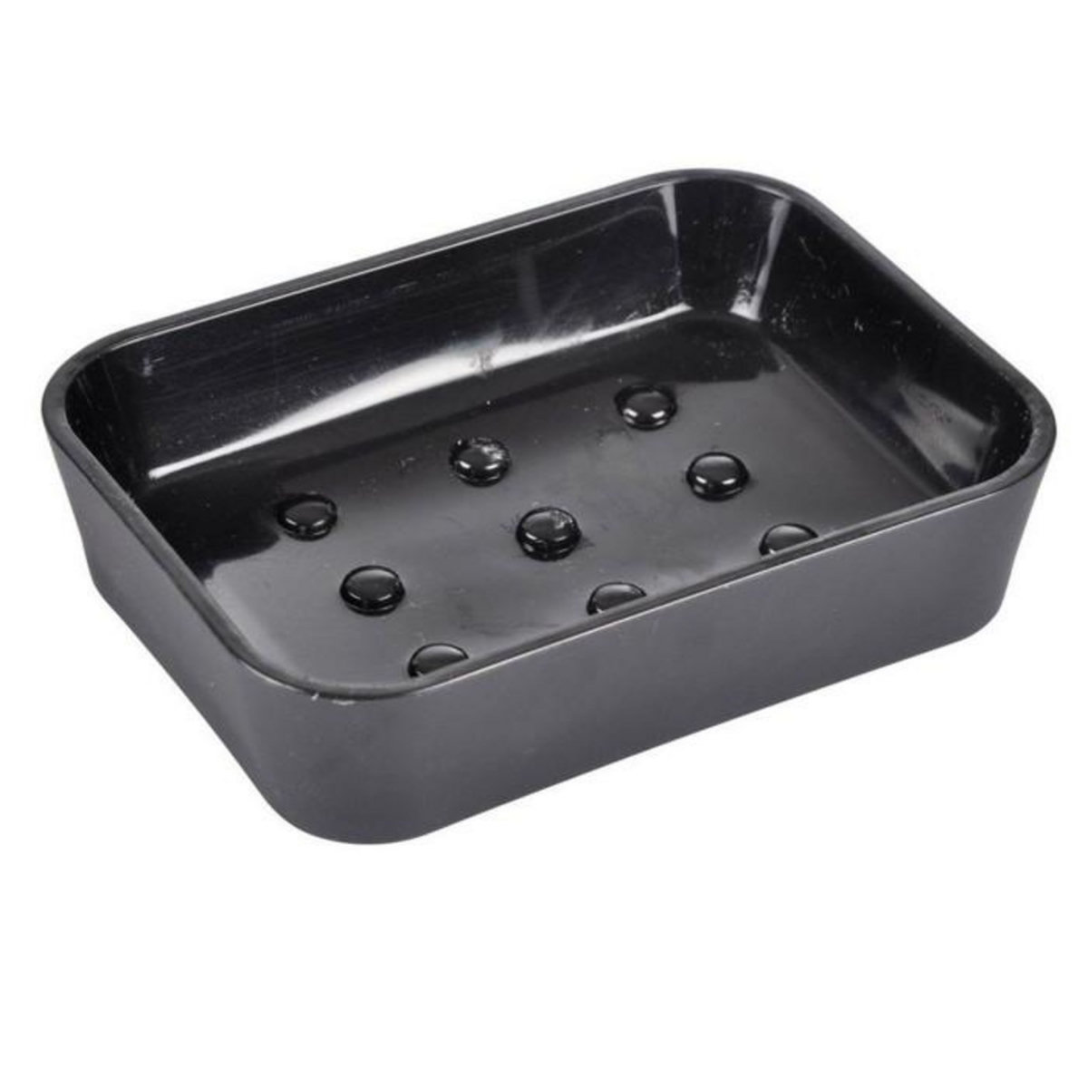 Paris Prix Porte Savon Soft Touch  Vitamine II  12cm Noir