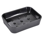 Paris Prix Porte Savon Soft Touch  Vitamine II  12cm Noir