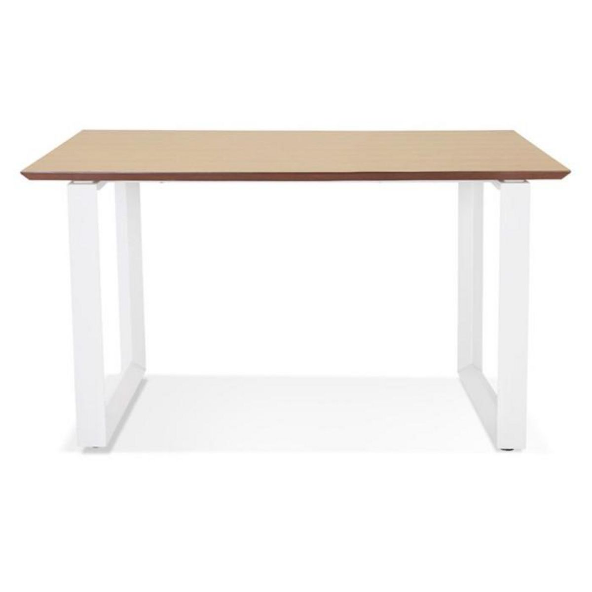 Paris Prix Bureau Design  Ribaila  130cm Naturel & Blanc