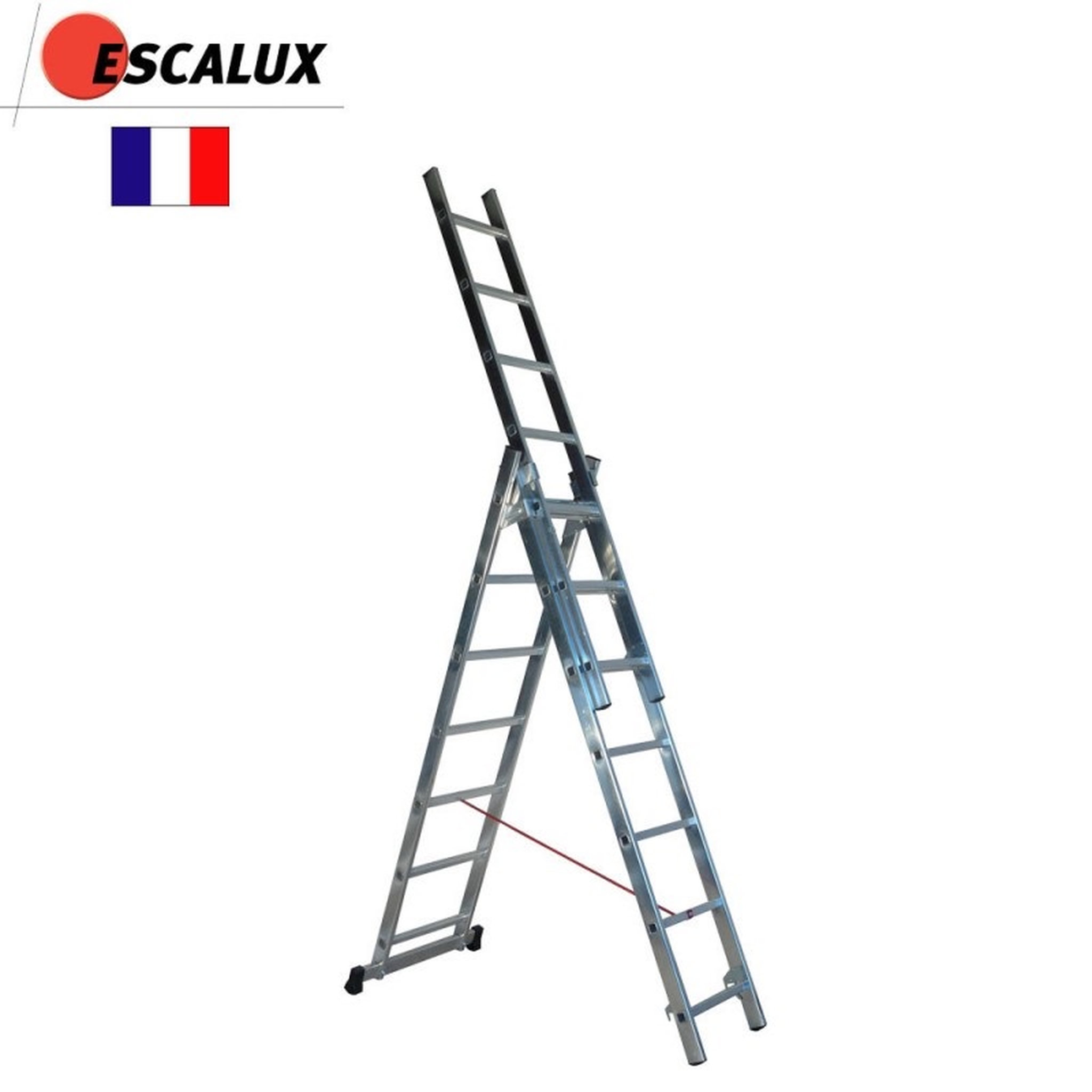 ESCALUX Echelle transformable 3x7 échelons - 4m35
