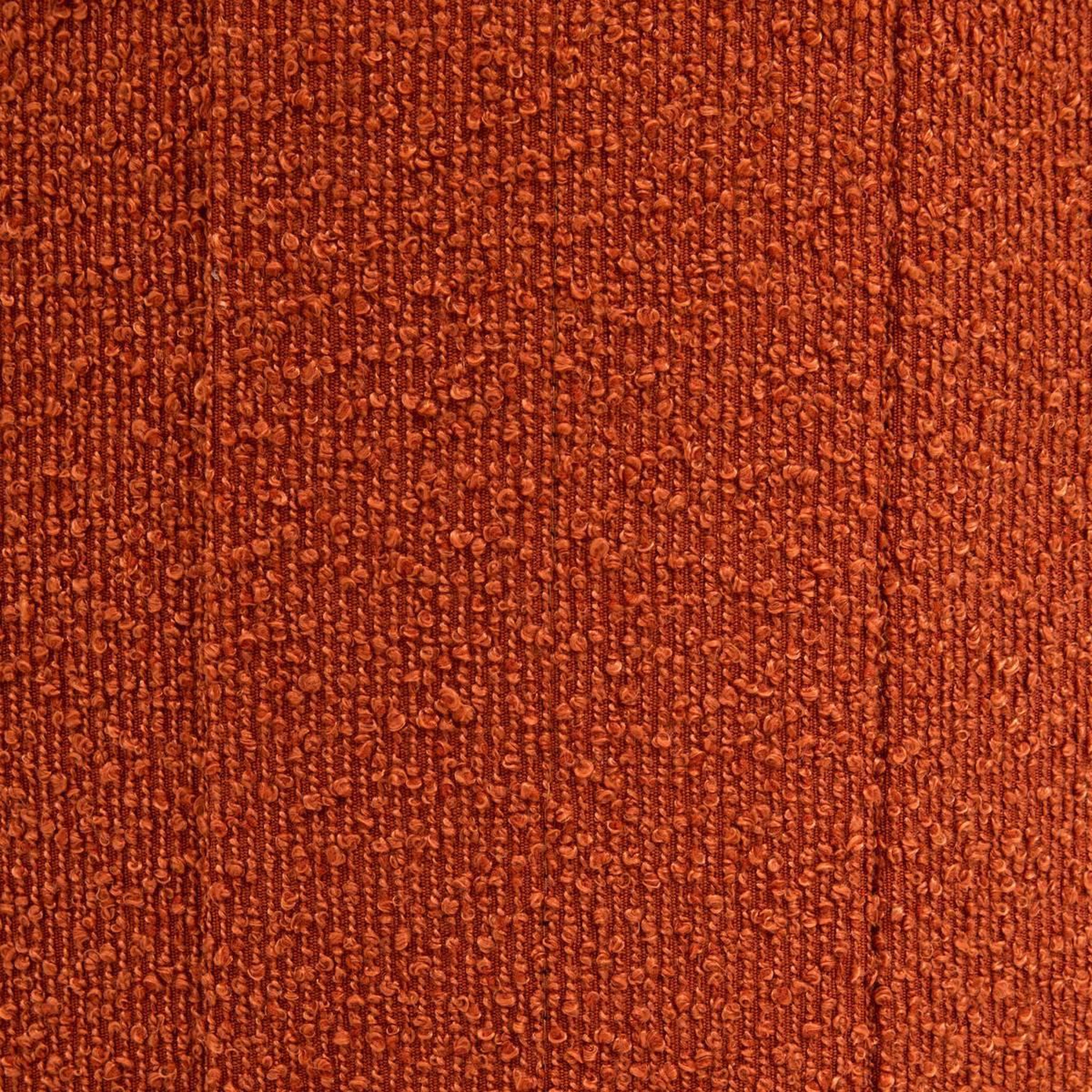 Voir la diapositive 4 : ATMOSPHERA Pouf coffre pliant bouclette  fink  38cm ambre