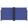 Voir la diapositive 3 : VIDAXL Auvent lateral retractable bleu 120x1000 cm