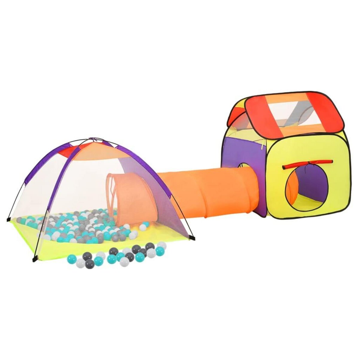 VIDAXL Tente de jeu pour enfants avec 250 balles Multicolore