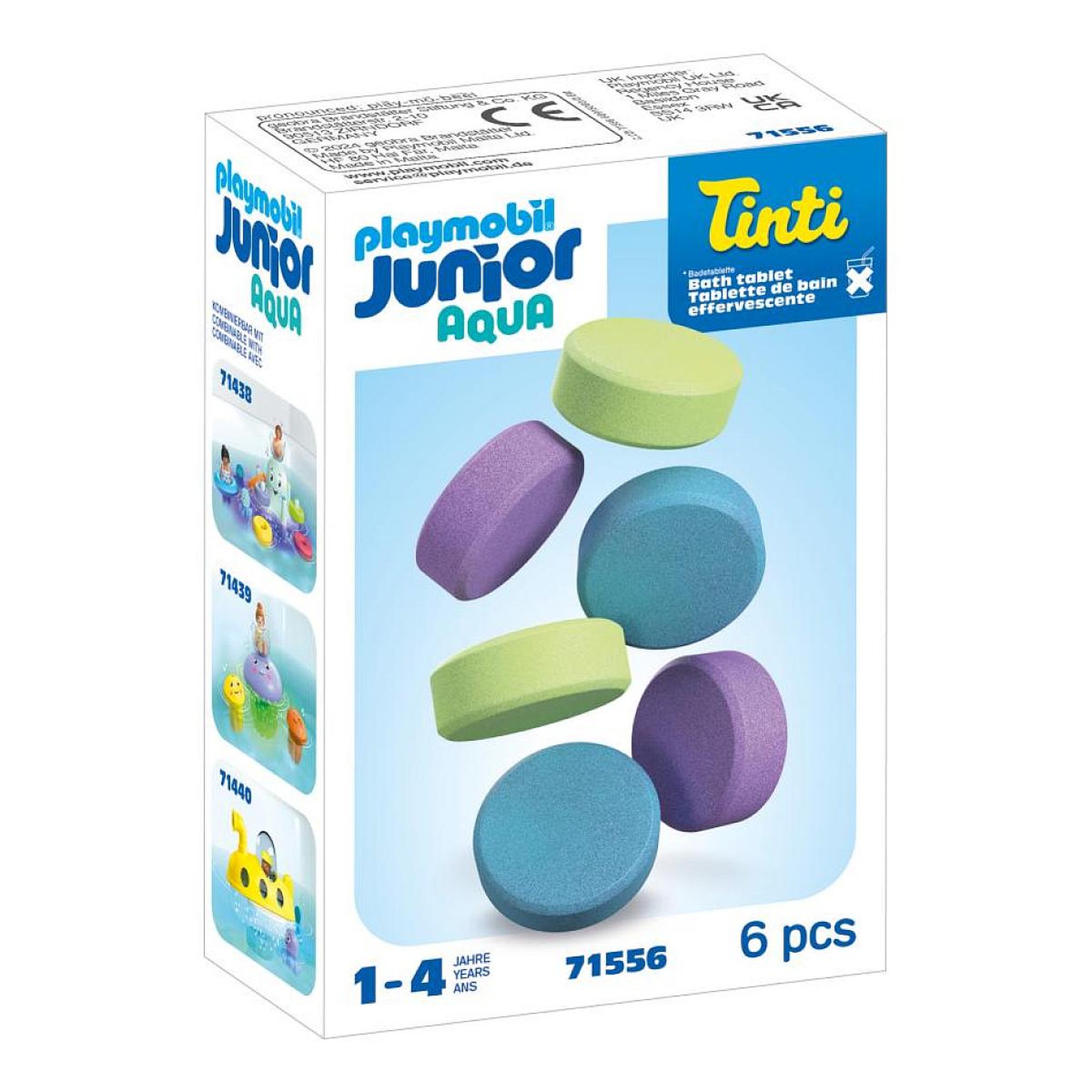 PLAYMOBIL 71556 Junior  and  tinti : recharge tablette de bain