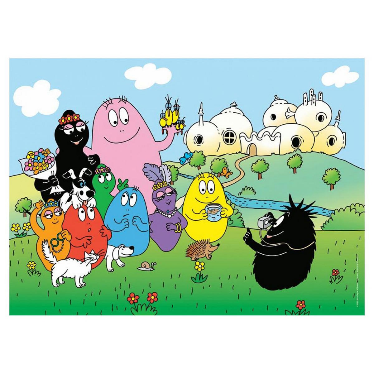 Nathan Puzzle Nathan 45 p - le monde des barbapapa