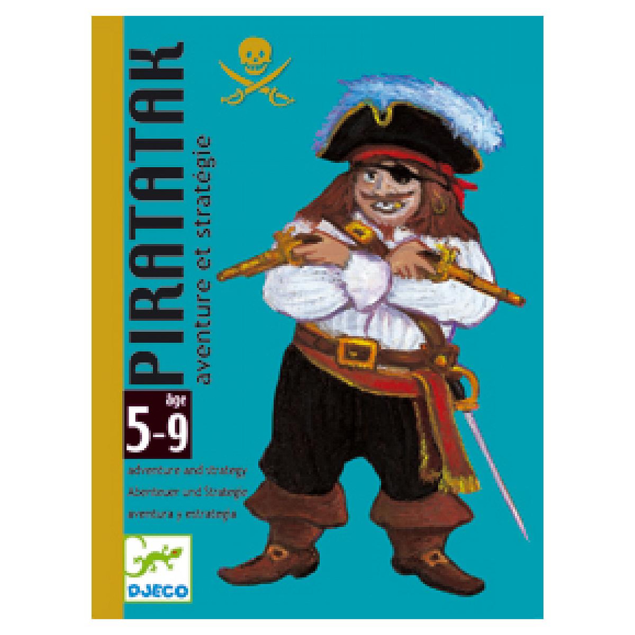 Djeco Jeu de cartes de strategie Piratatak