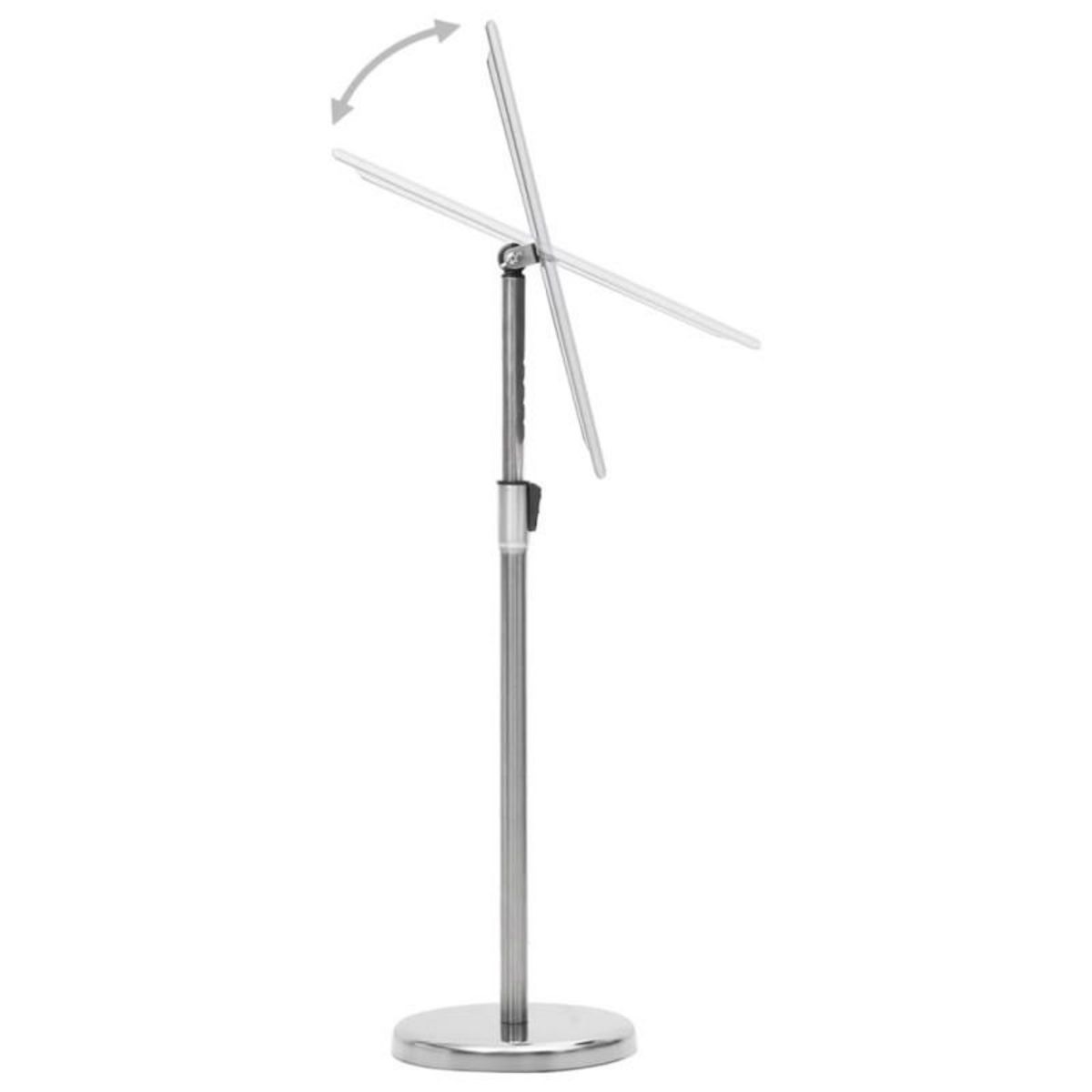 VIDAXL Support d affiche A4 sur pied Argenté Alliage d aluminium