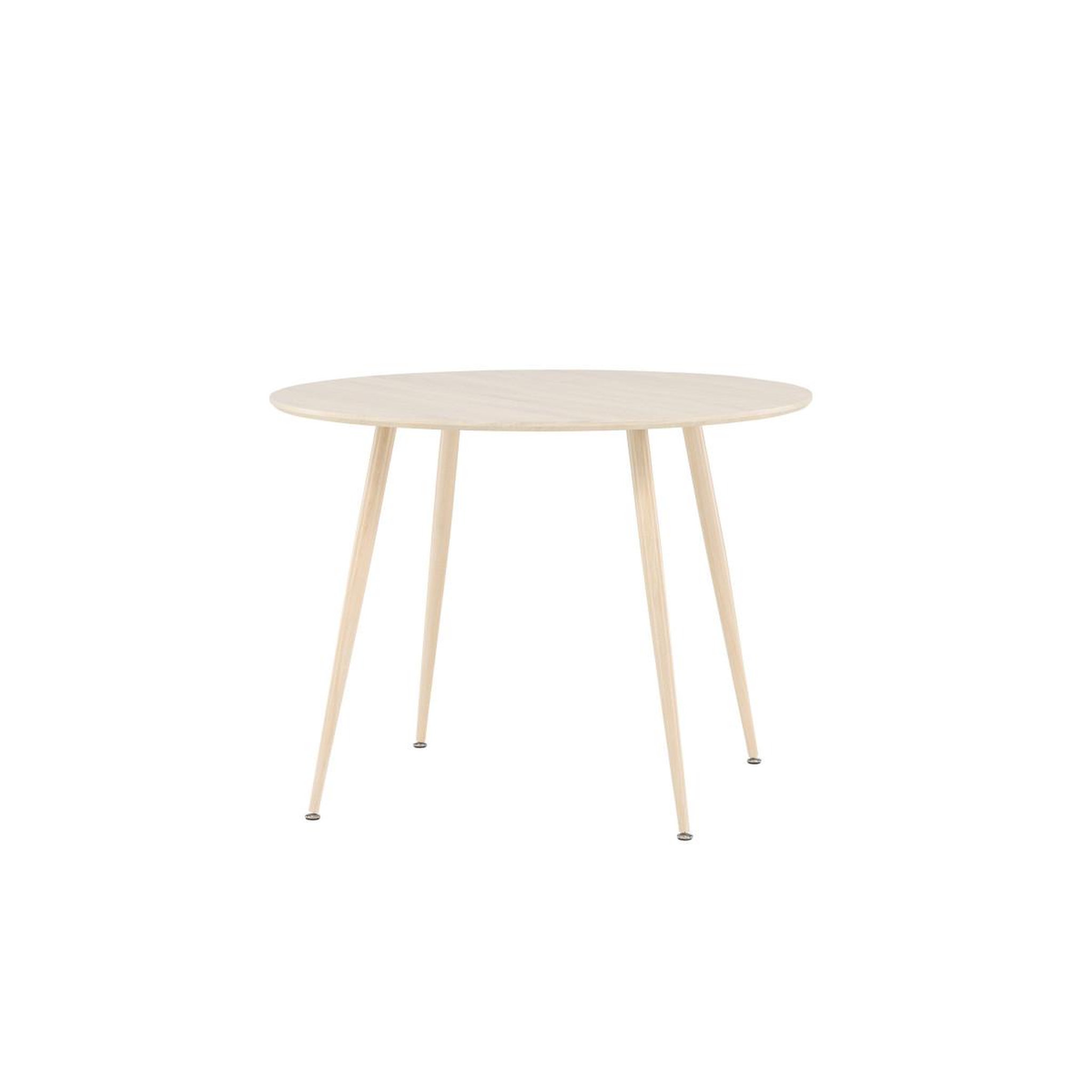 Voir la diapositive 4 : Paris Prix Table à manger design  plaza  100cm naturel