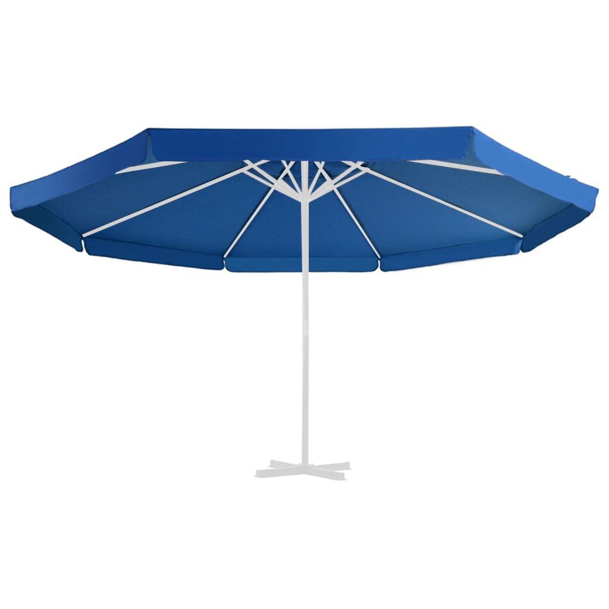 Voir la diapositive 2 : VIDAXL Tissu de remplacement pour parasol d'exterieur Bleu azure 500cm