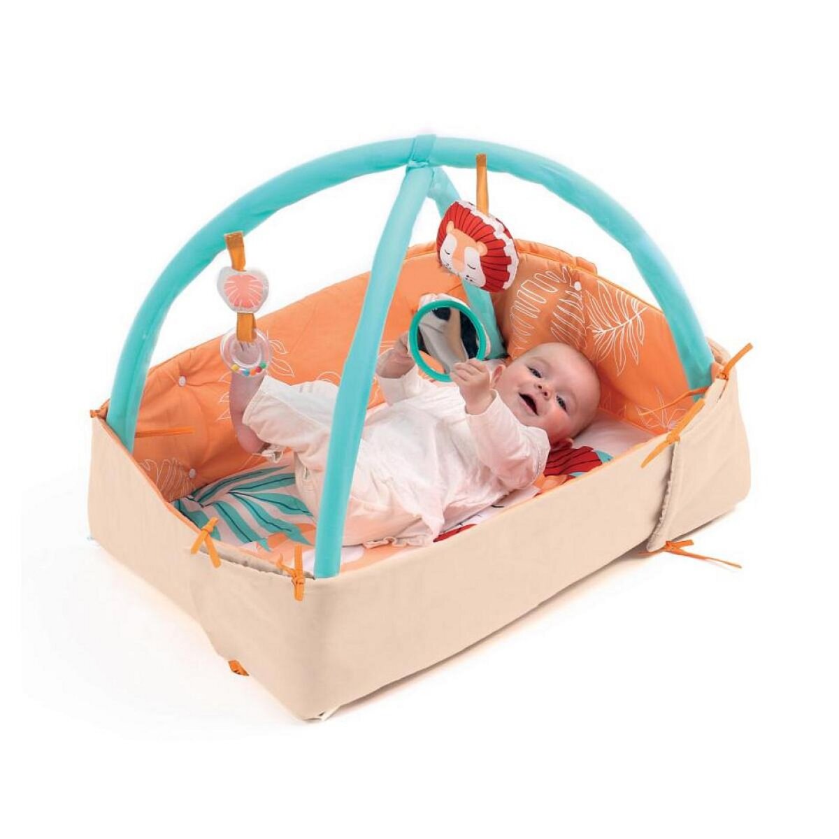 LUDI Tapis d eveil moelleux - Lion