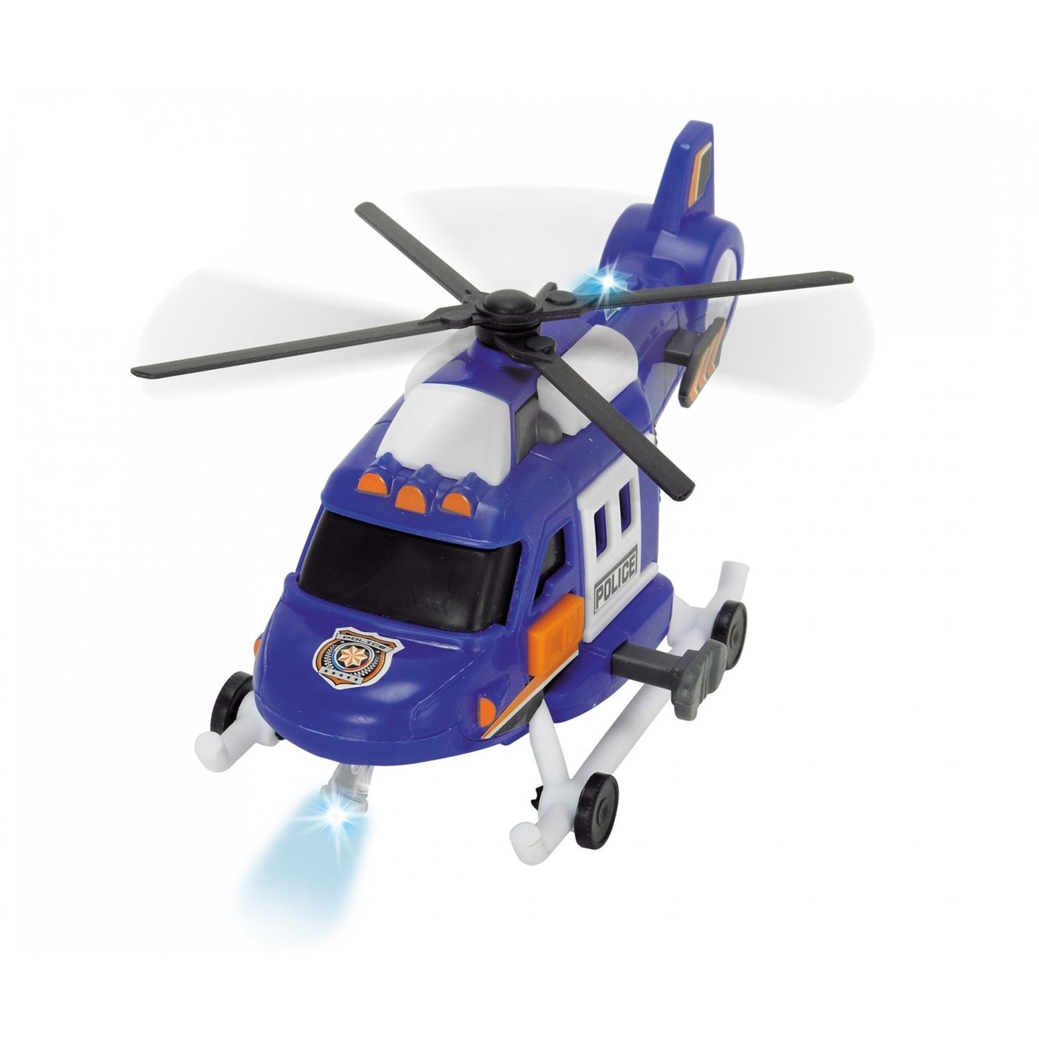 Voir la diapositive 2 : Dickie Toys Dickie Poltie Rescue Helicopter Blue 203302016