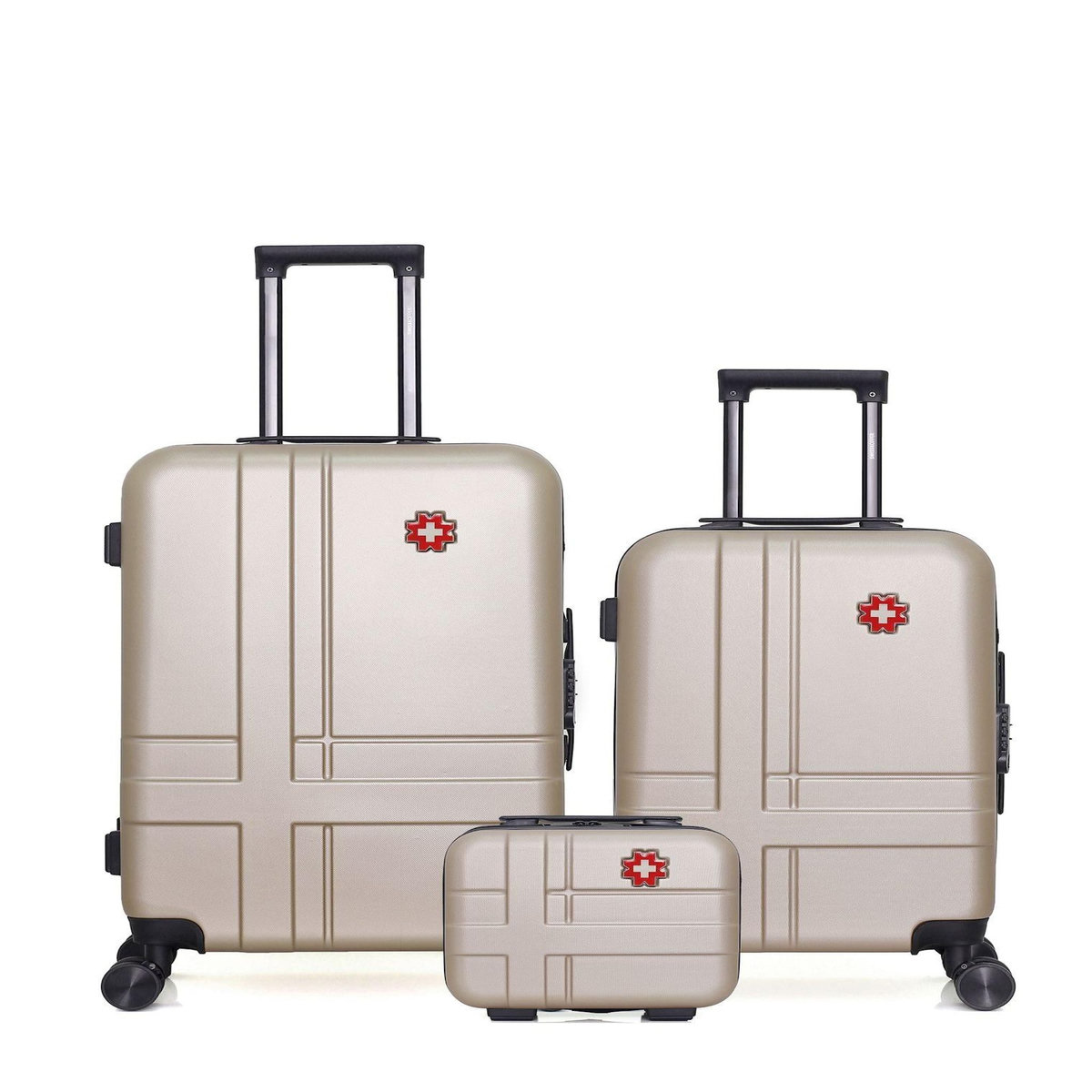 SWISS KOPPER SWISS KOPPER - LOT DE 3 - Valises weekend, cabine et vanity USTER
