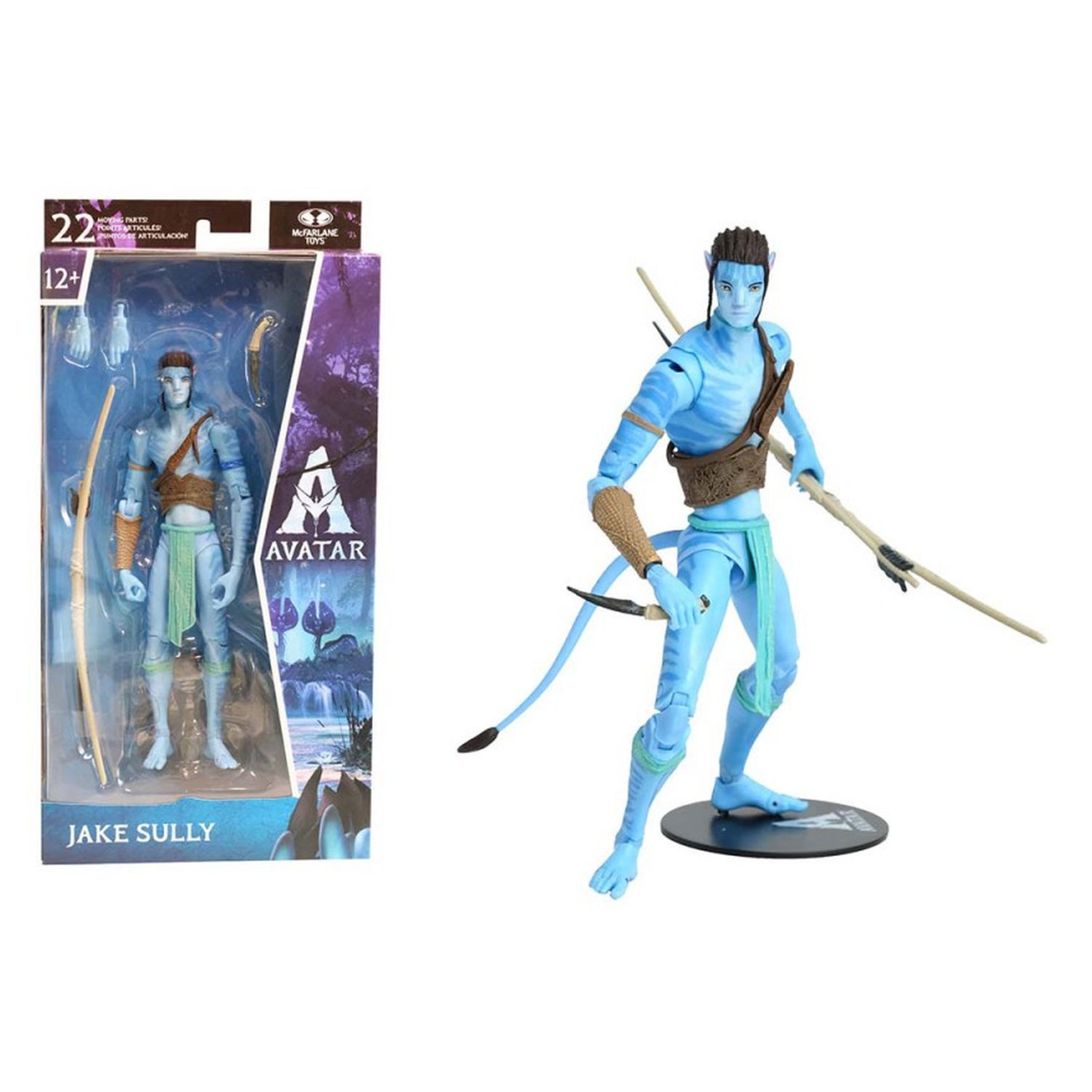 Voir la diapositive 2 : BANDAI Figurine Disney Avatar Jake Sully 17 cm