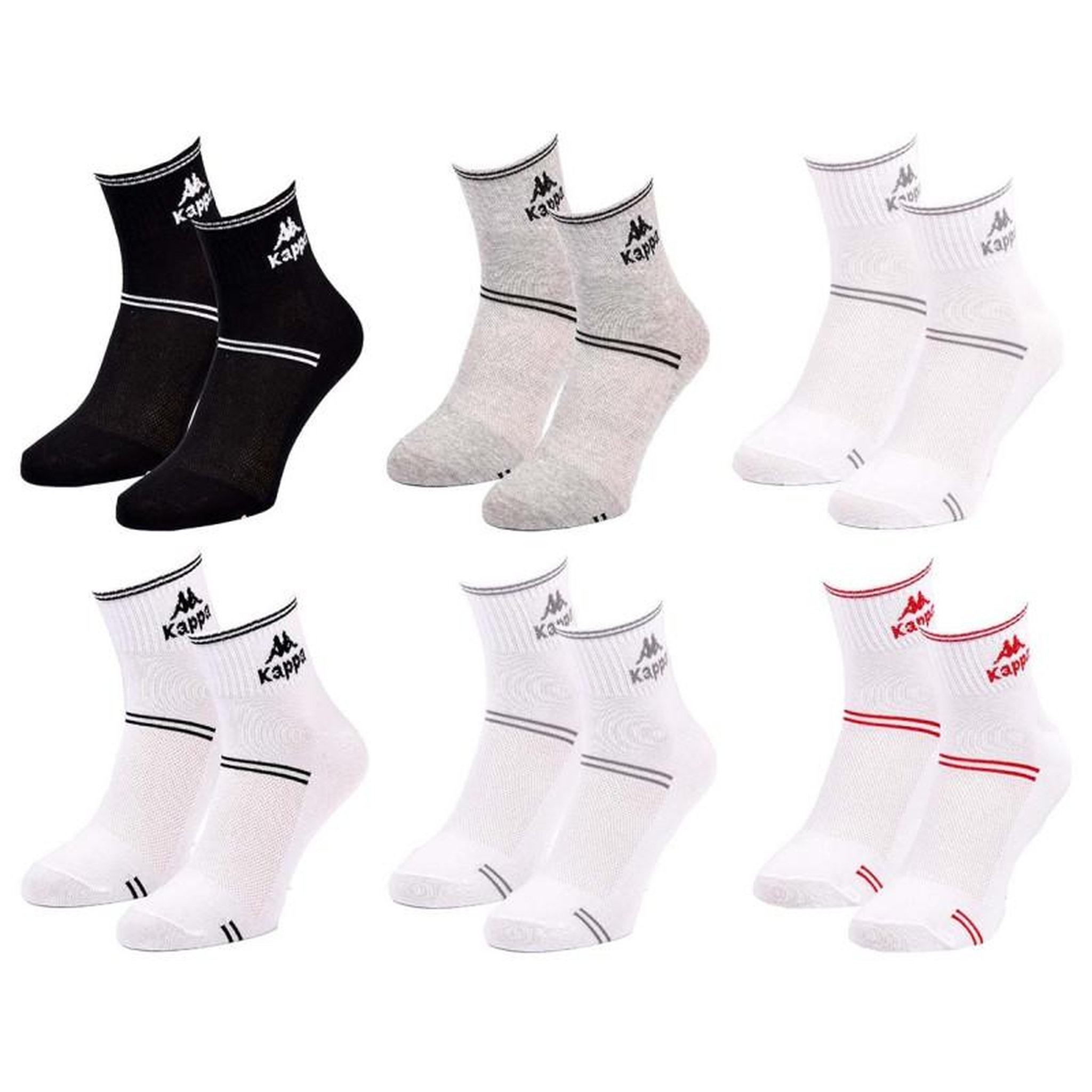 Voir la diapositive 2 : KAPPA Chaussettes KAPPA QUARTER