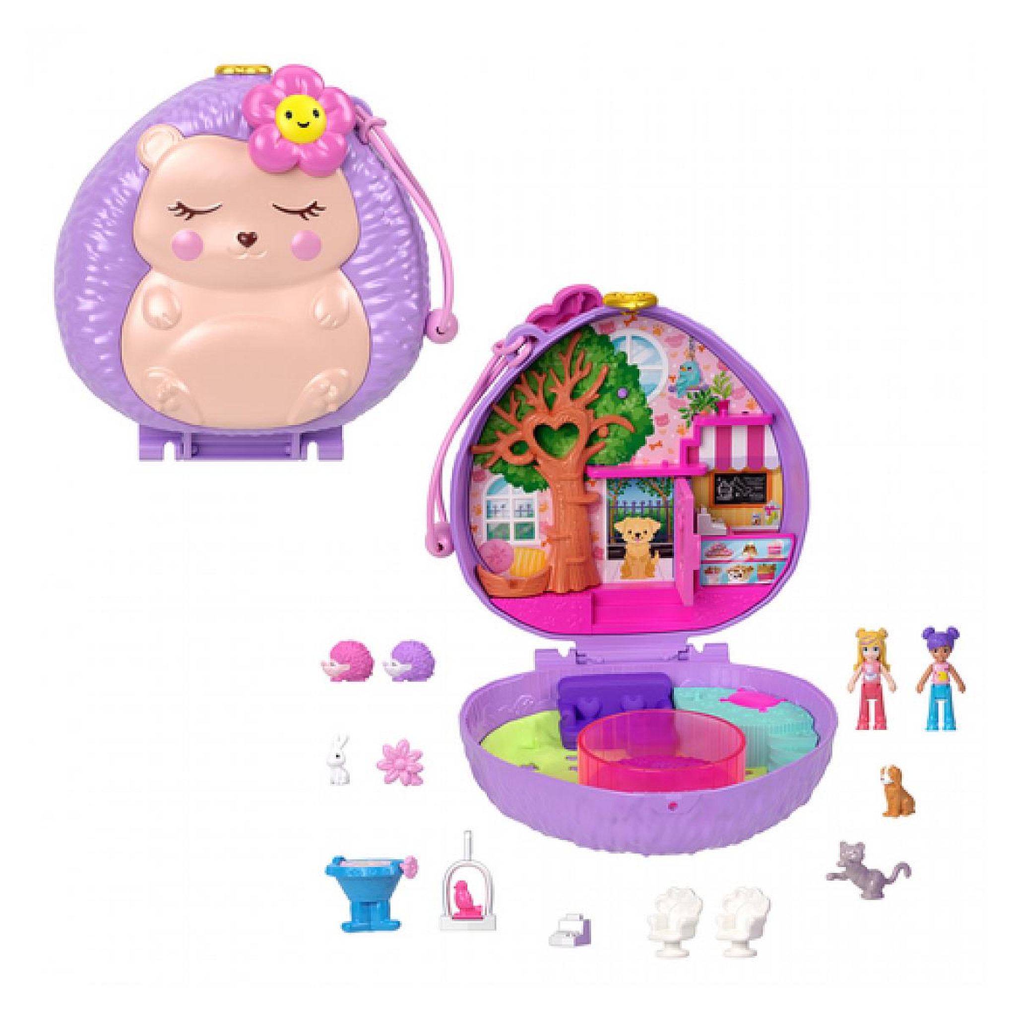 MATTEL Polly Pocket Coffret Cafe du Herisson