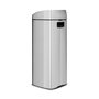 Voir la diapositive 1 : BRABANTIA Poubelle Touch Bin 25 Litres rectangulaire Matt Steel