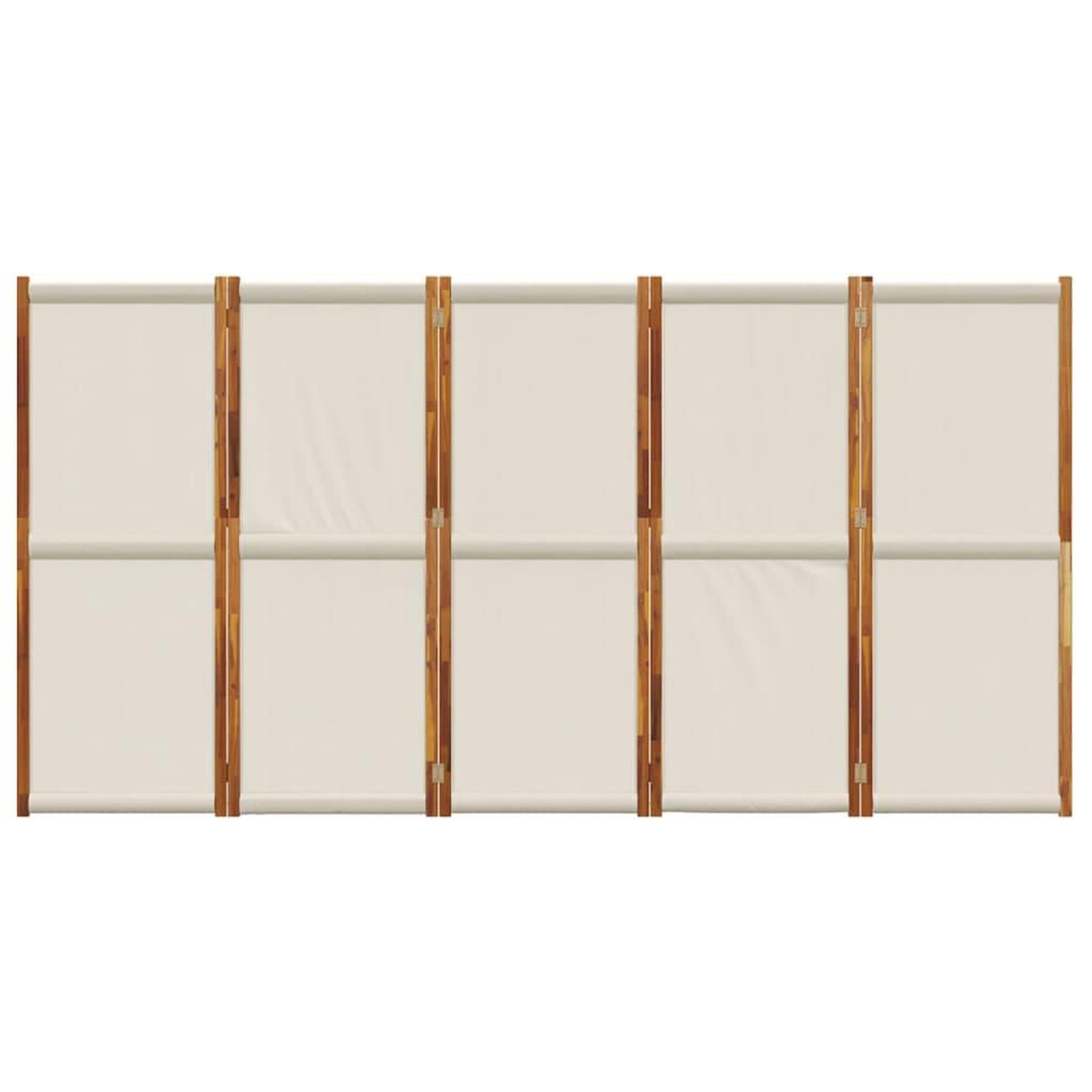 Voir la diapositive 4 : VIDAXL Cloison de separation 5 panneaux gris clair 350x180 cm
